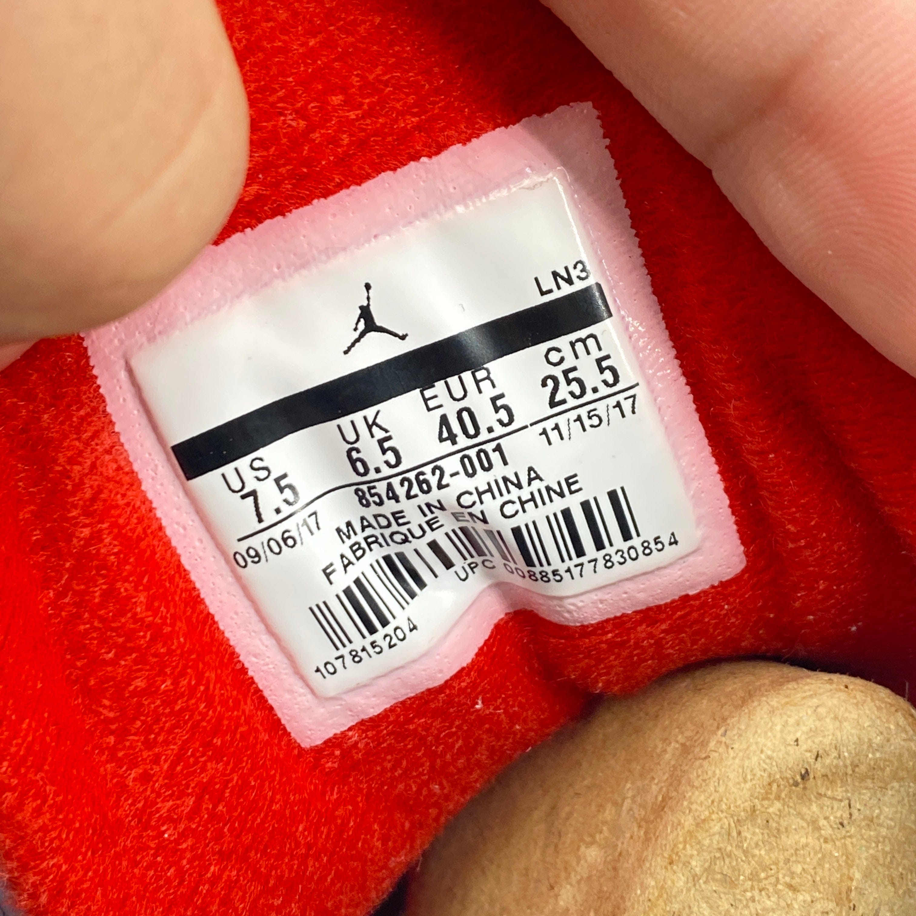 Air Jordan 3 Retro "Black Cement" 2018 New Size 7.5