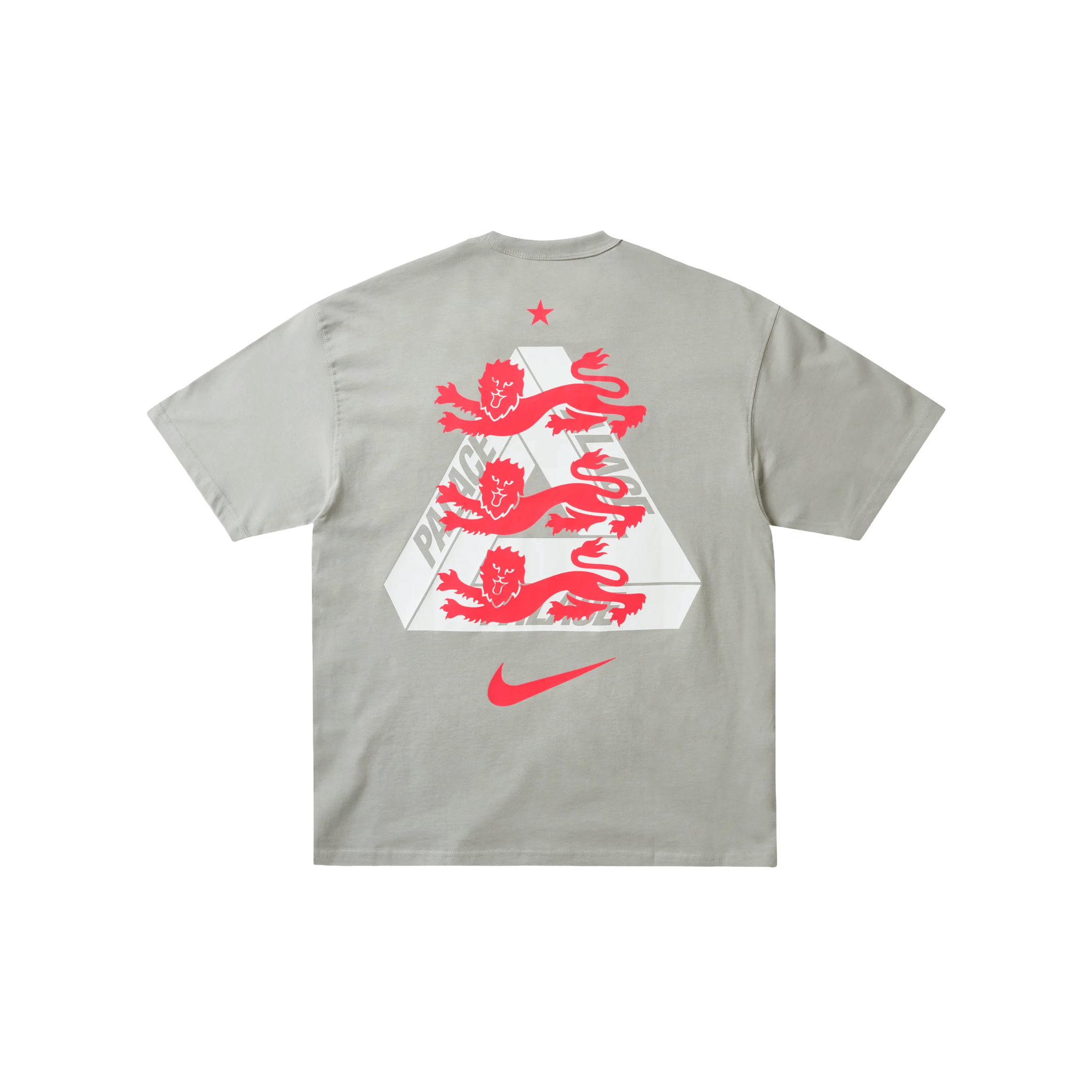 Palace Nike x Palace England Tee Pewter Grey (SS26)