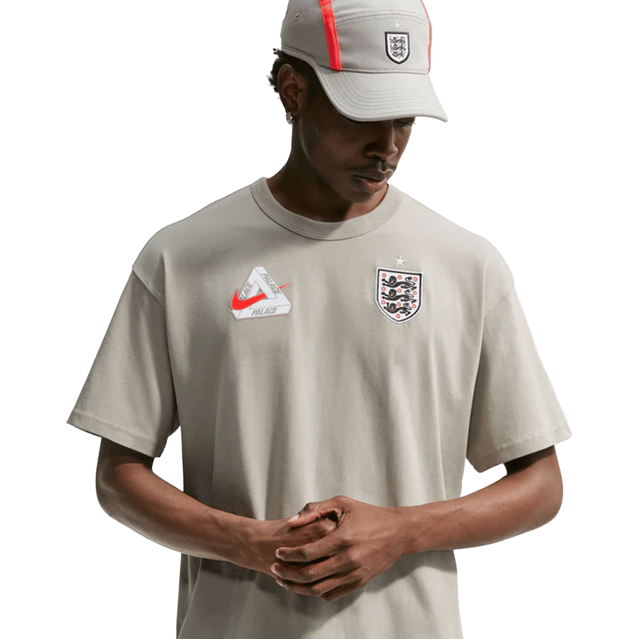 Palace Nike x Palace England Tee Pewter Grey (SS26)