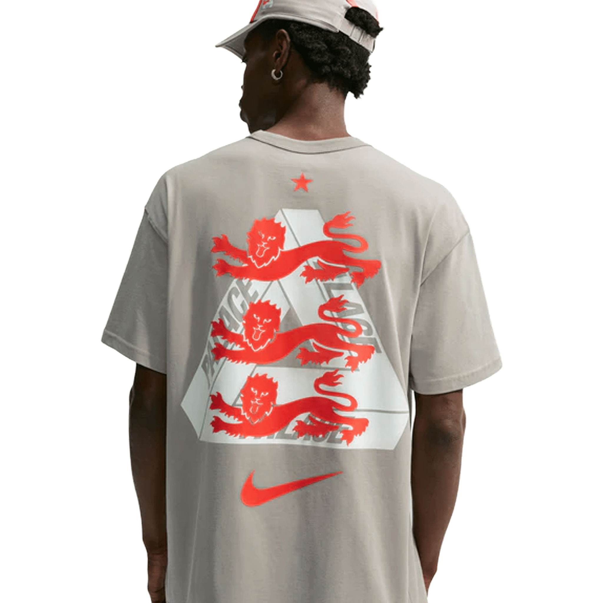 Palace Nike x Palace England Tee Pewter Grey (SS26)