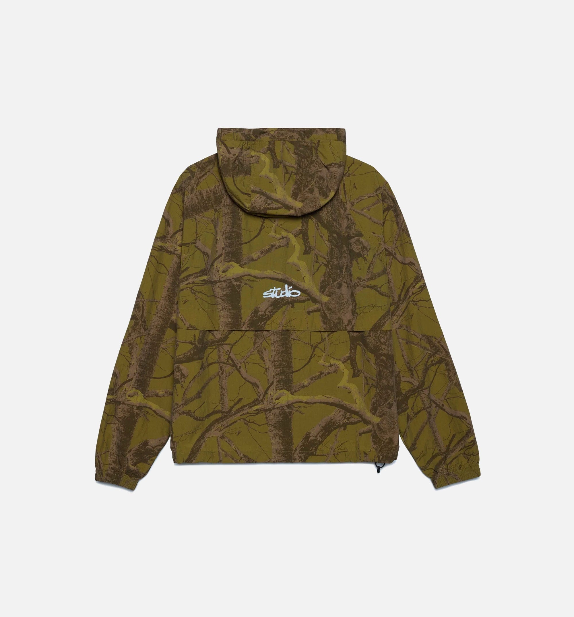 SUPERVISION Studio Camo Windbreaker Mens Jacket - Tree Camo Gold