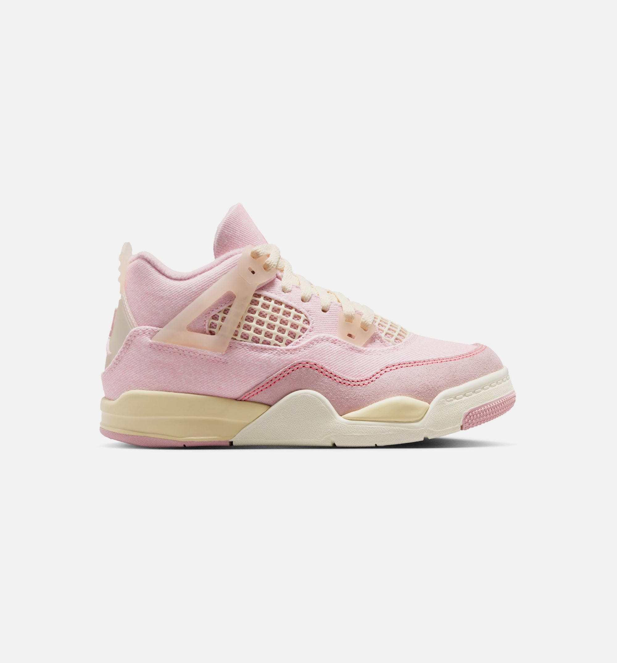 Air Jordan 4 Retro Pink Pearl And Iced Carmine Preschool Lifestyle Shoe - Pearl Pink/Iced Carmine/Coconut Milk