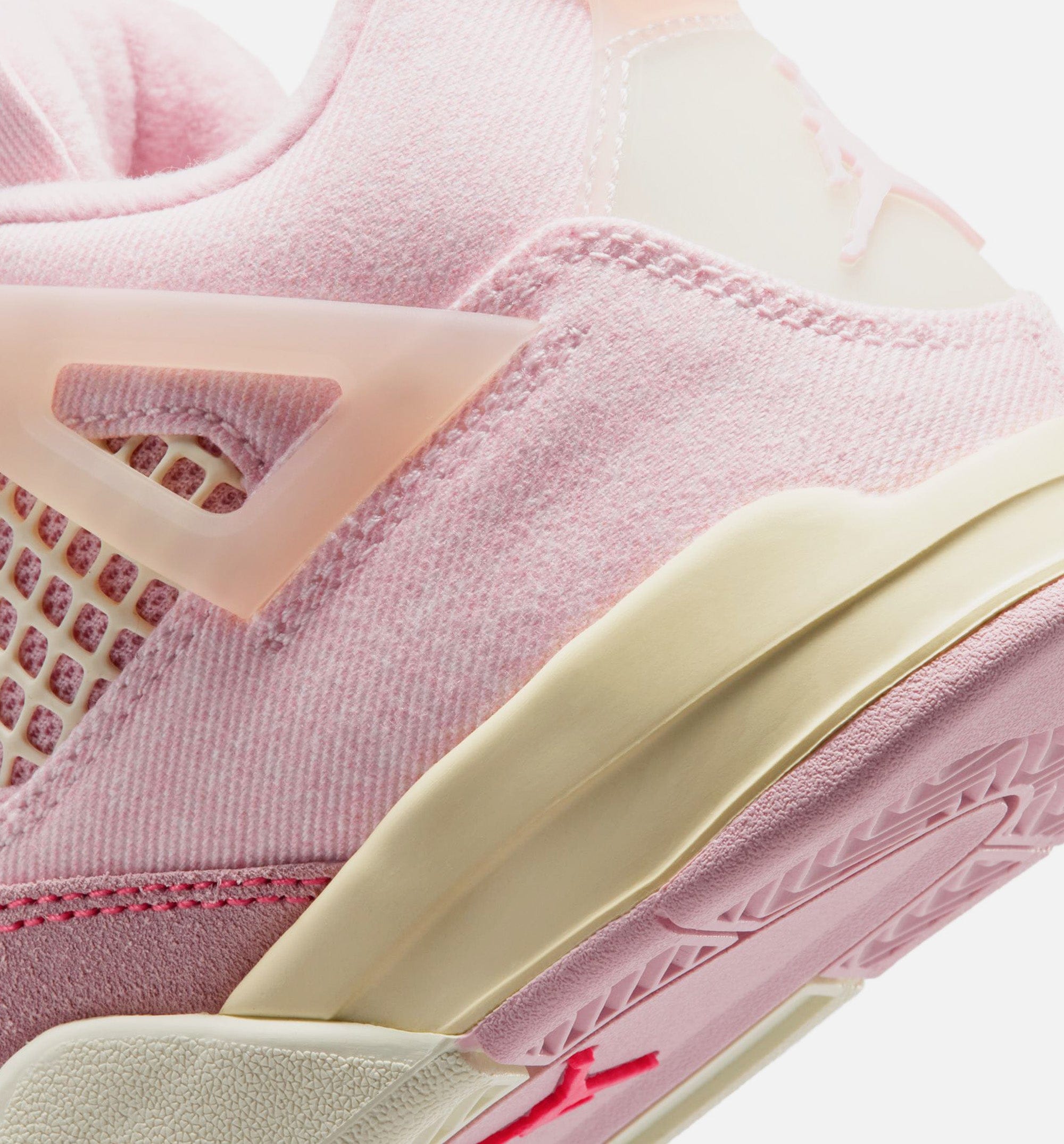 Air Jordan 4 Retro Pink Pearl And Iced Carmine Preschool Lifestyle Shoe - Pearl Pink/Iced Carmine/Coconut Milk