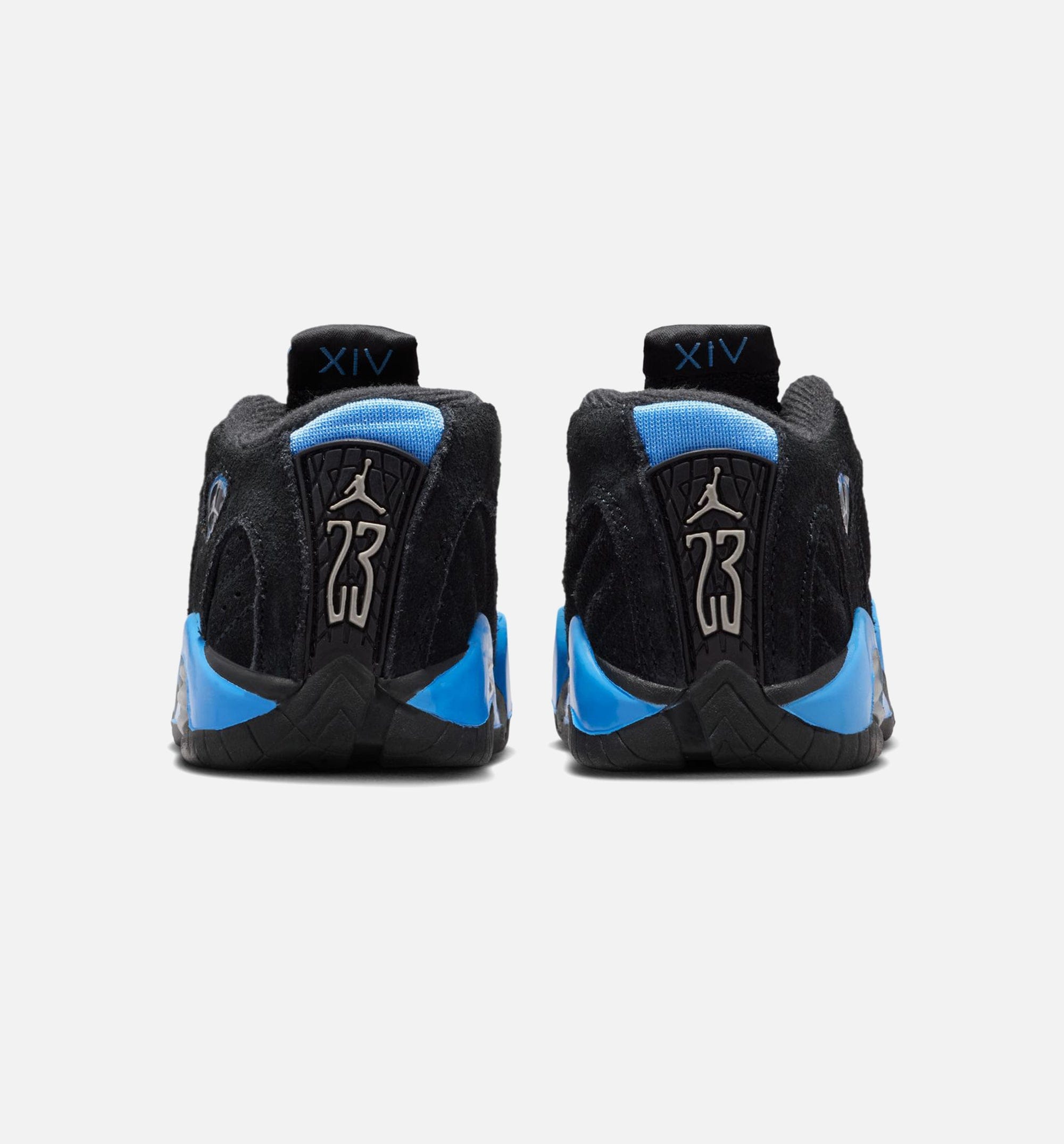 Air Jordan 14 Retro Black University Blue Infant Toddler Lifestyle Shoe - Black/White/University Blue