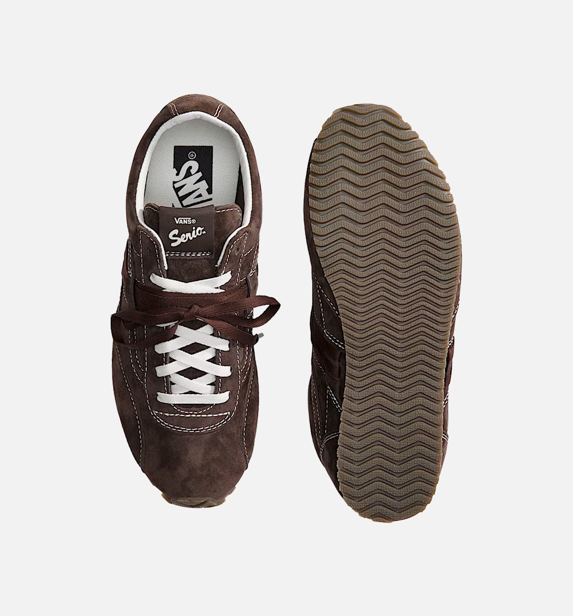 Vans Premium Super Lowpro Trainer Mens Lifestyle Shoe - Brown