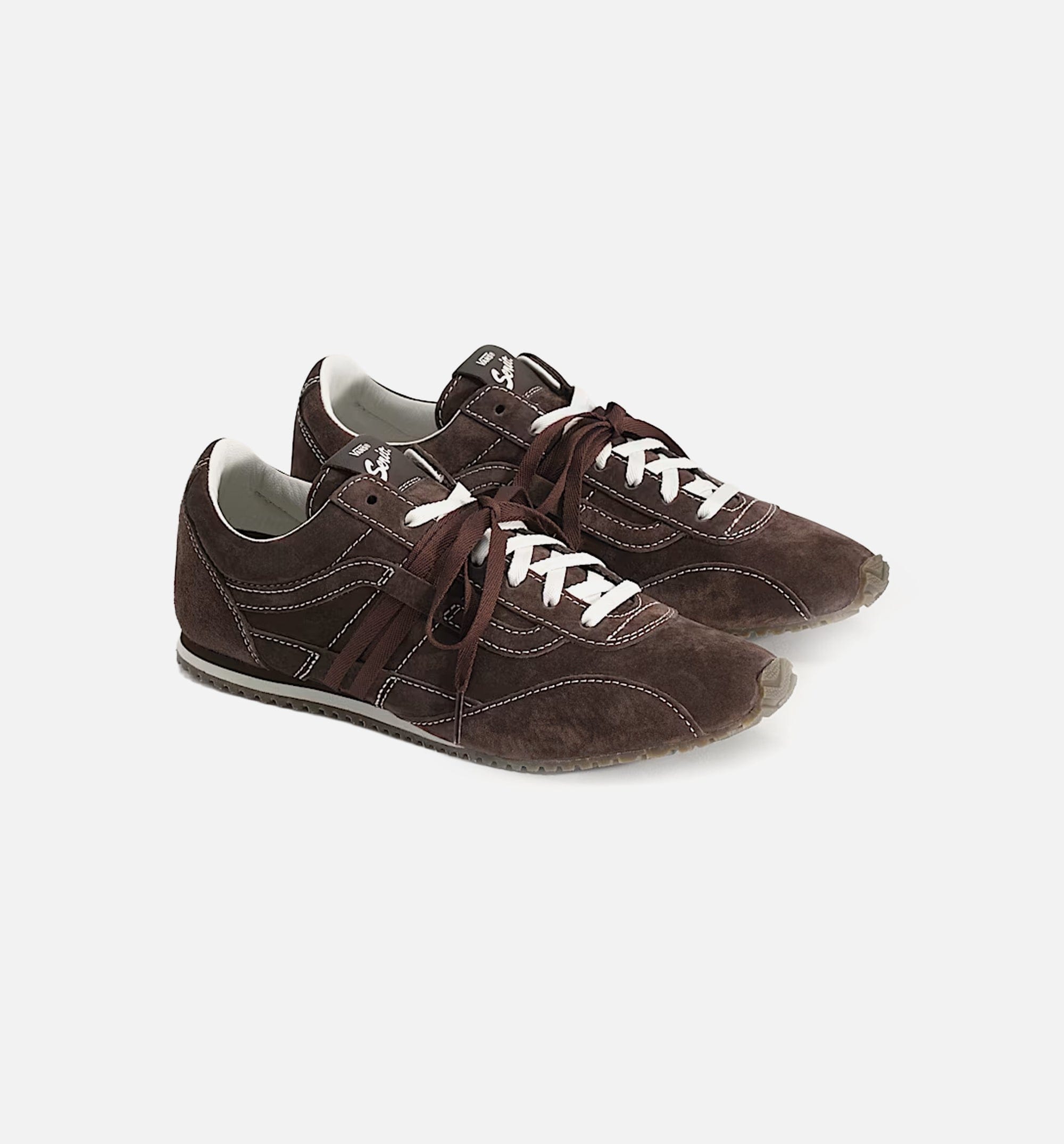 Vans Premium Super Lowpro Trainer Mens Lifestyle Shoe - Brown
