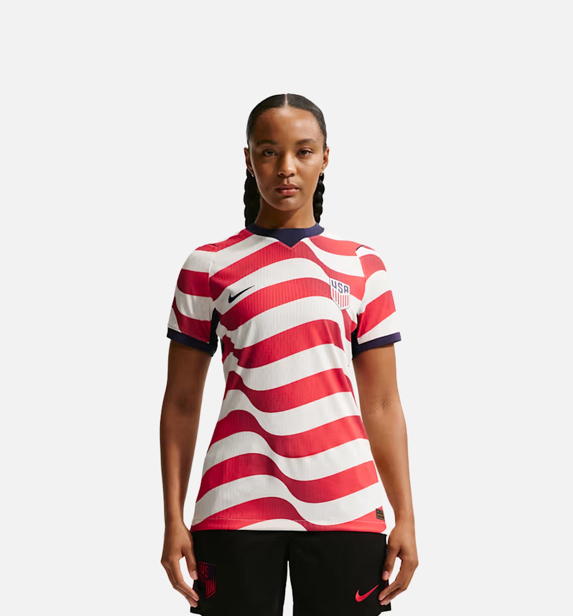 Nike USMNT 2026/27 Match Home Aero Fit Soccer Authentic Womens Jersey - Sail/Midnight Navy/Midnight Navy