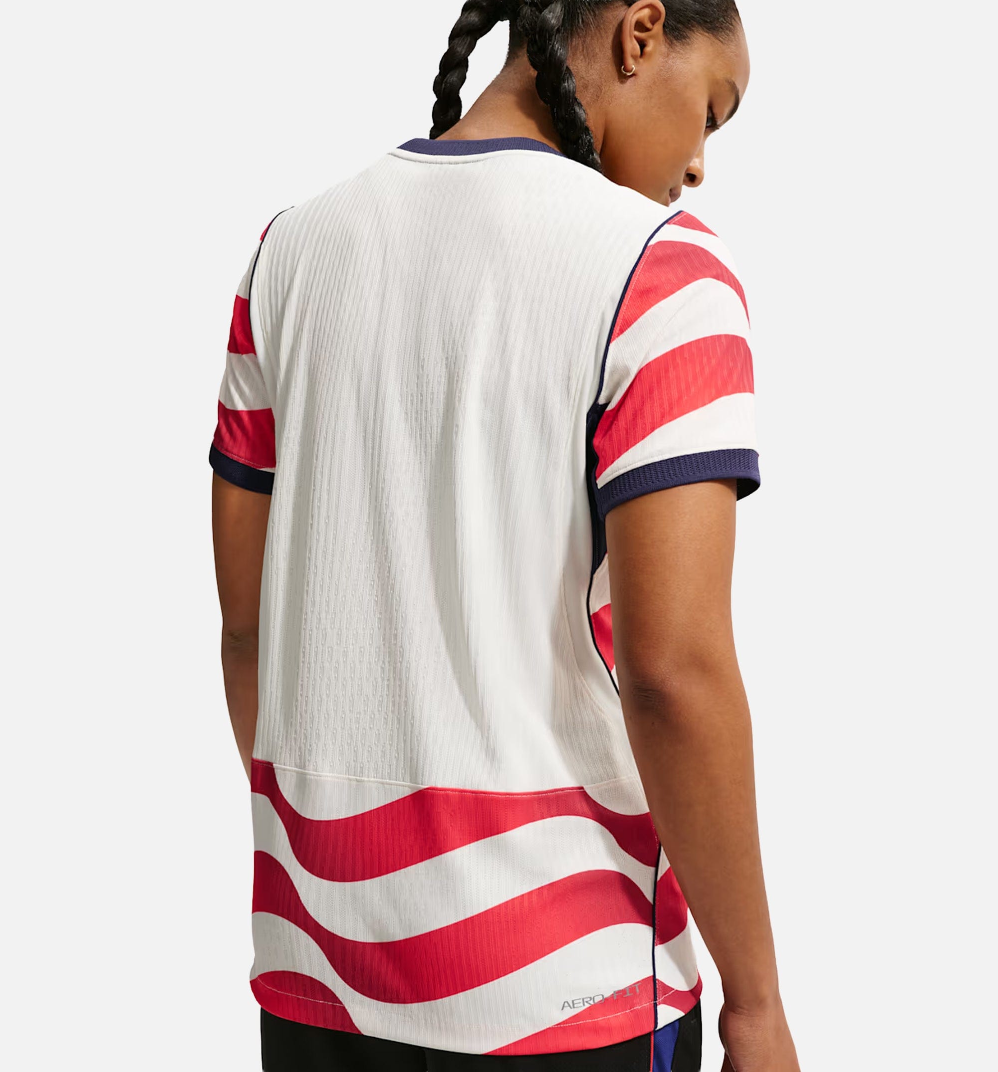 Nike USMNT 2026/27 Match Home Aero Fit Soccer Authentic Womens Jersey - Sail/Midnight Navy/Midnight Navy