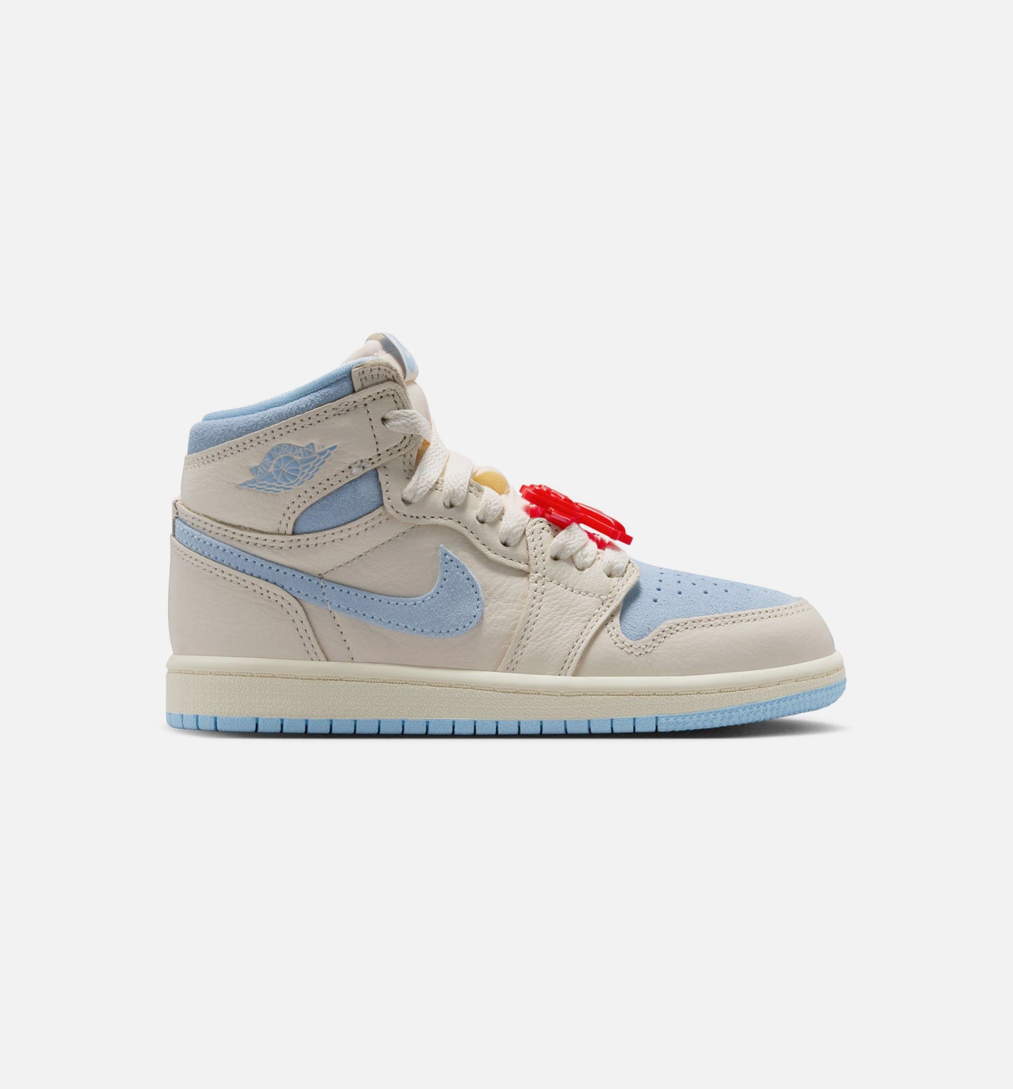 Air Jordan 1 Retro High OG Psychic Blue Preschool Lifestyle Shoe - Pale Ivory/Psychic Blue/Coconut Milk