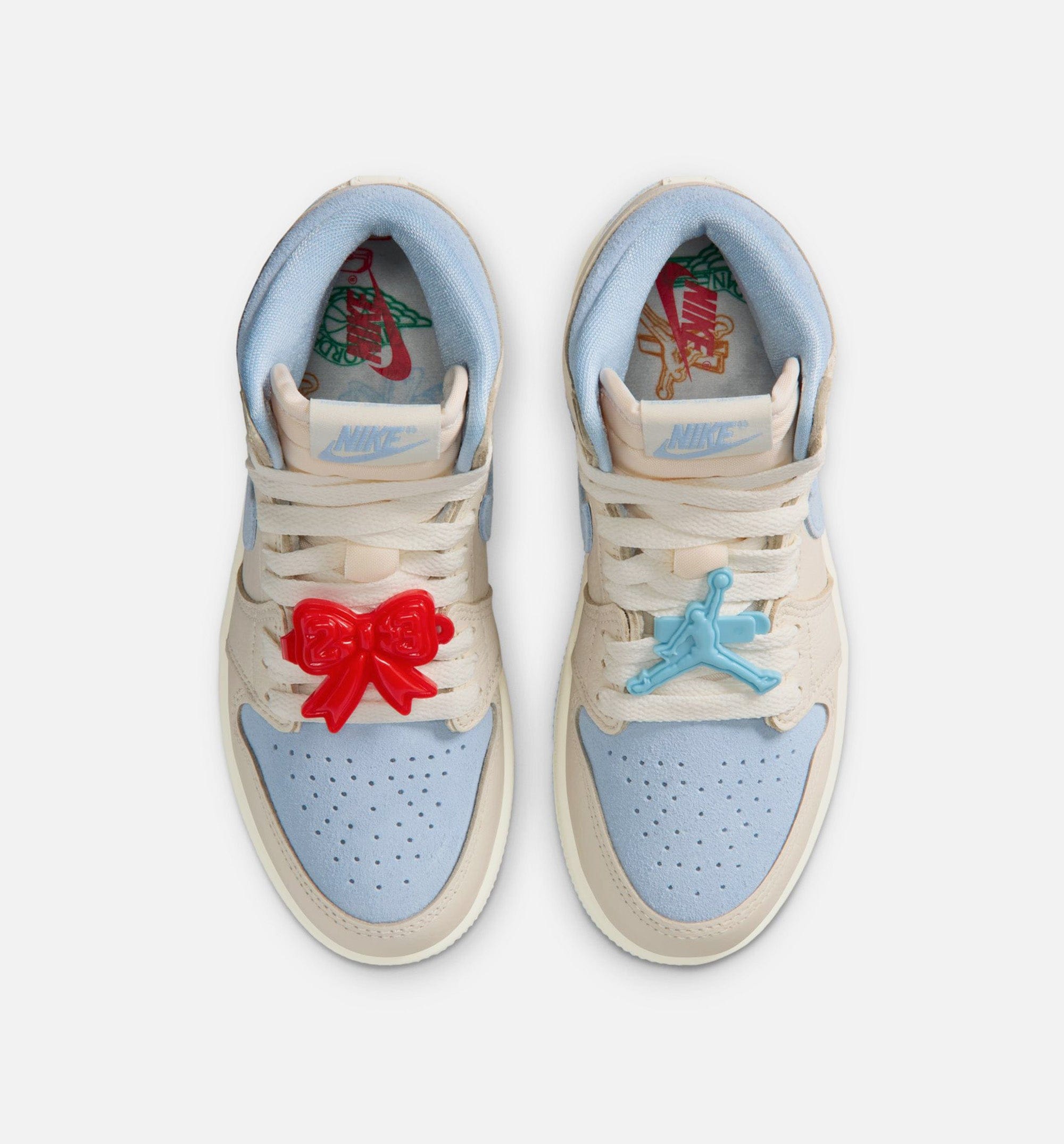 Air Jordan 1 Retro High OG Psychic Blue Preschool Lifestyle Shoe - Pale Ivory/Psychic Blue/Coconut Milk