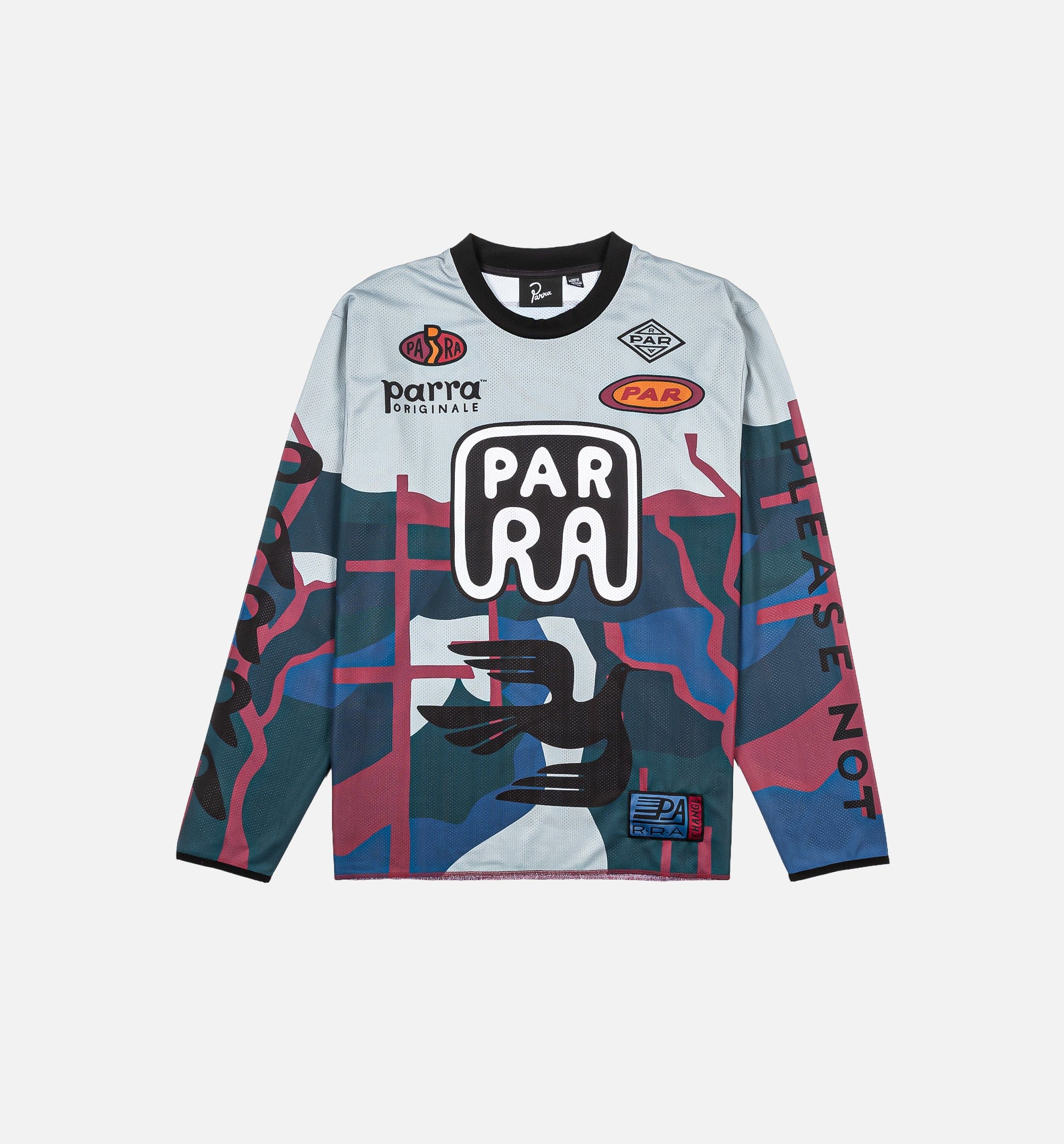 parra Dirt Jumper Long Sleeve Shirt - Grey