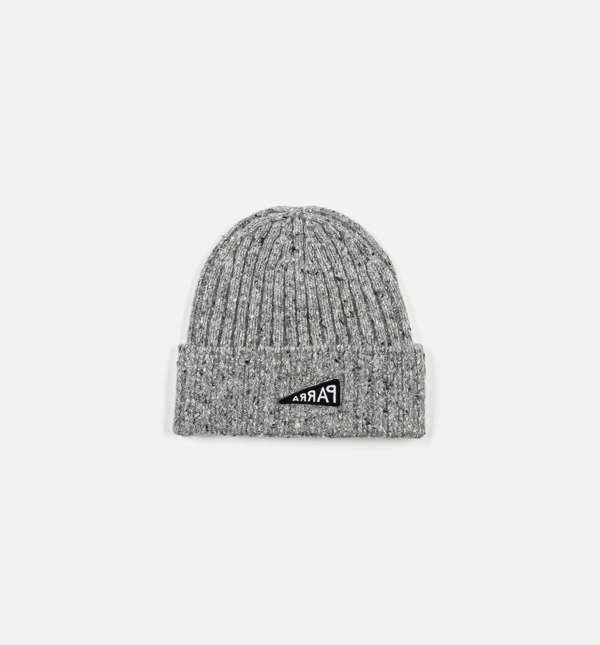 parra Reversed Flag Beanie Mens Hat - Grey