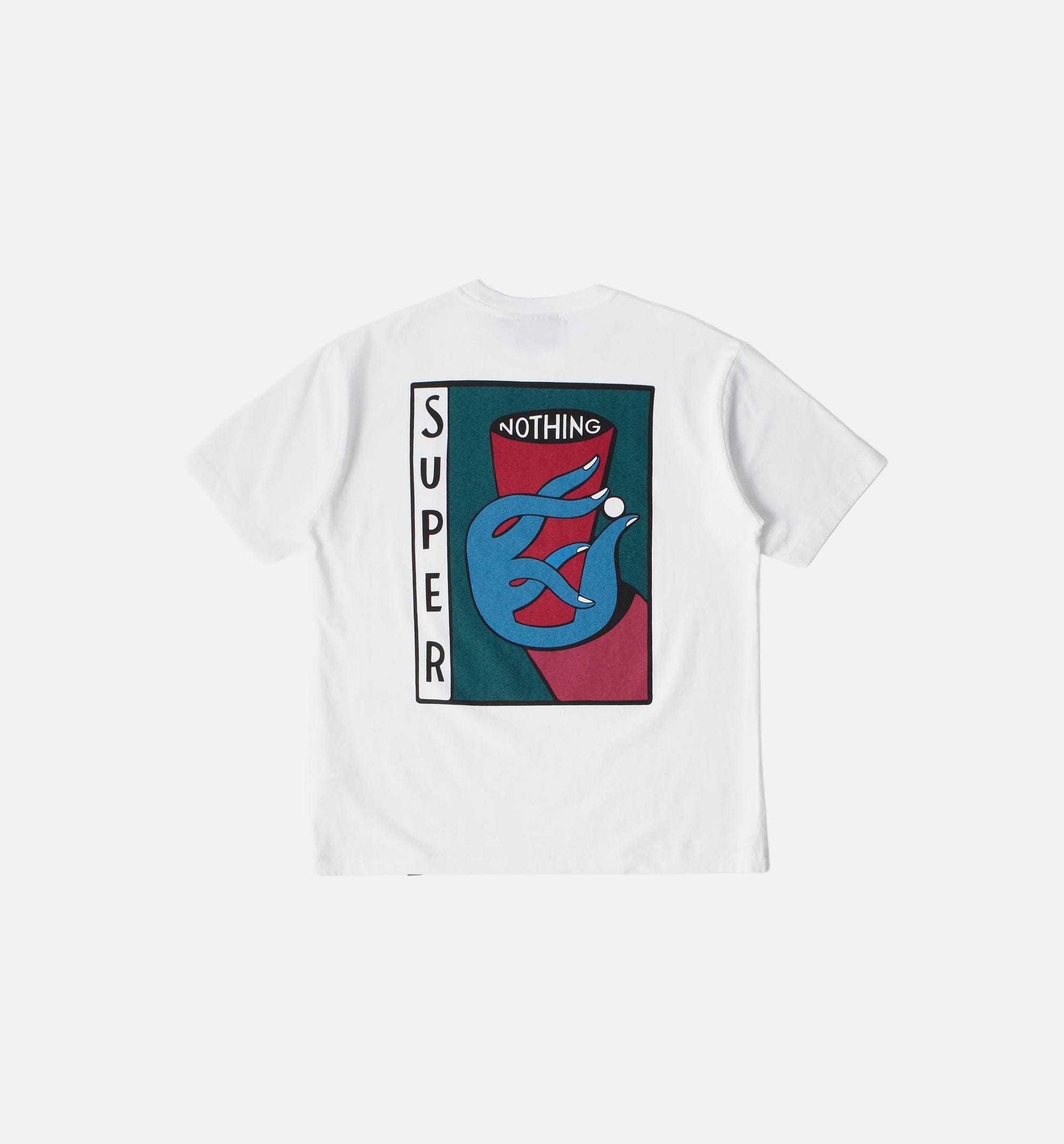 parra Super Nothing Mens Short Sleeve Shirt - White