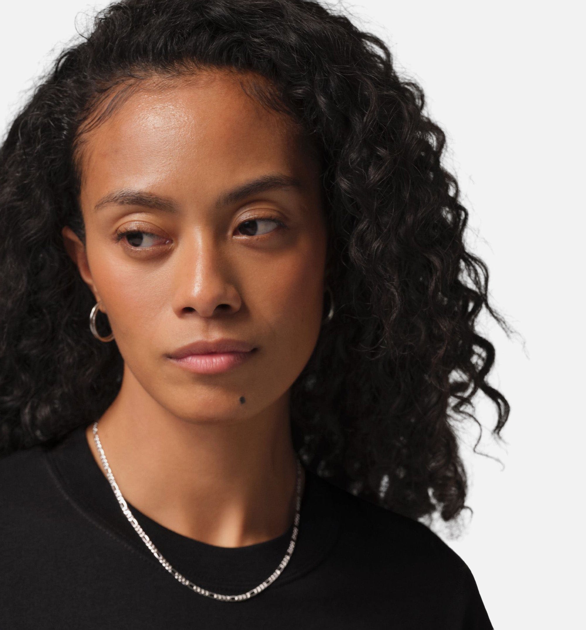 Air Jordan Flight Graphic Womens Short Sleeve Shirt - Black/Smoke Grey
