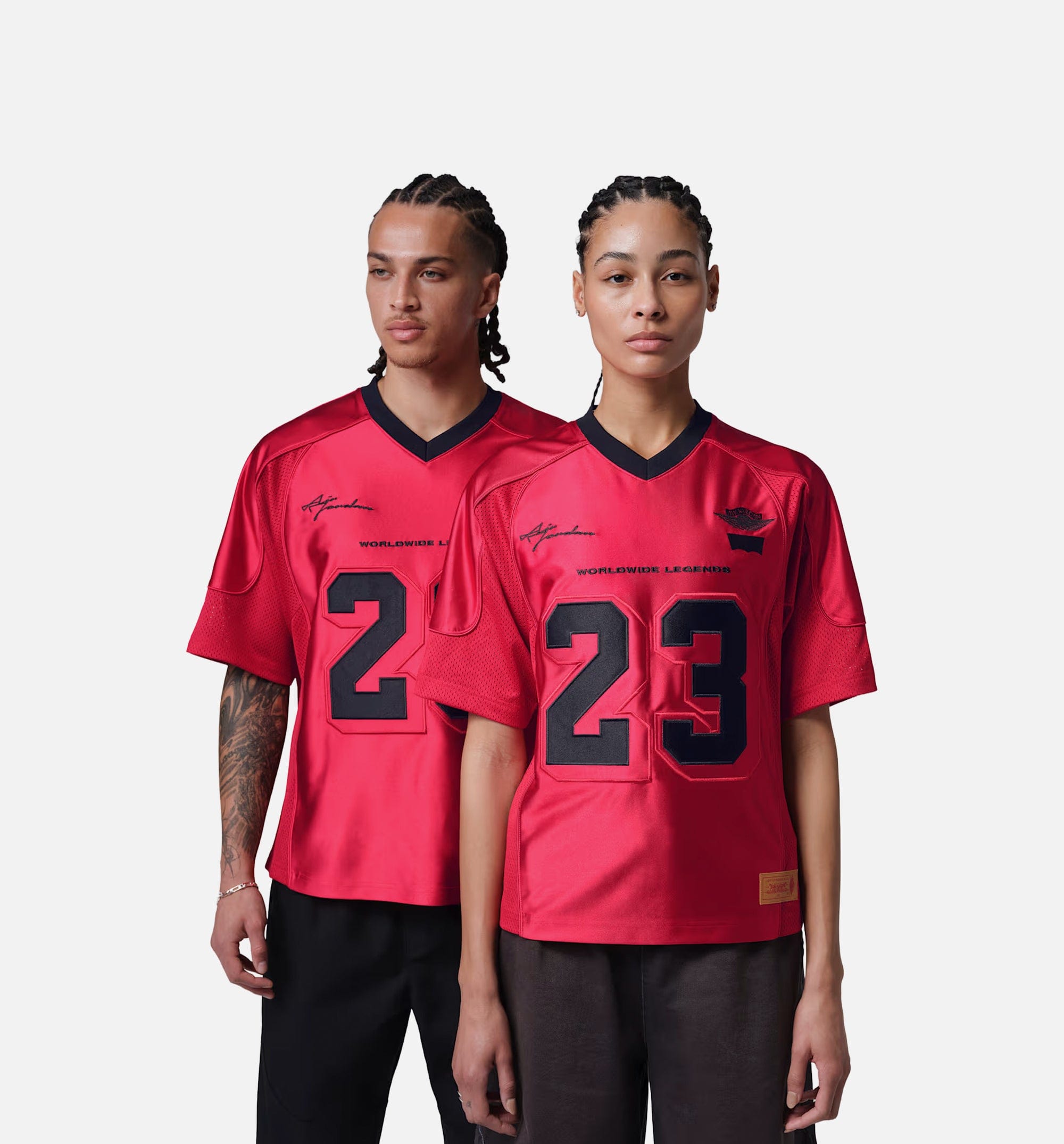 Air Jordan x Levi's Mens Jersey - Red