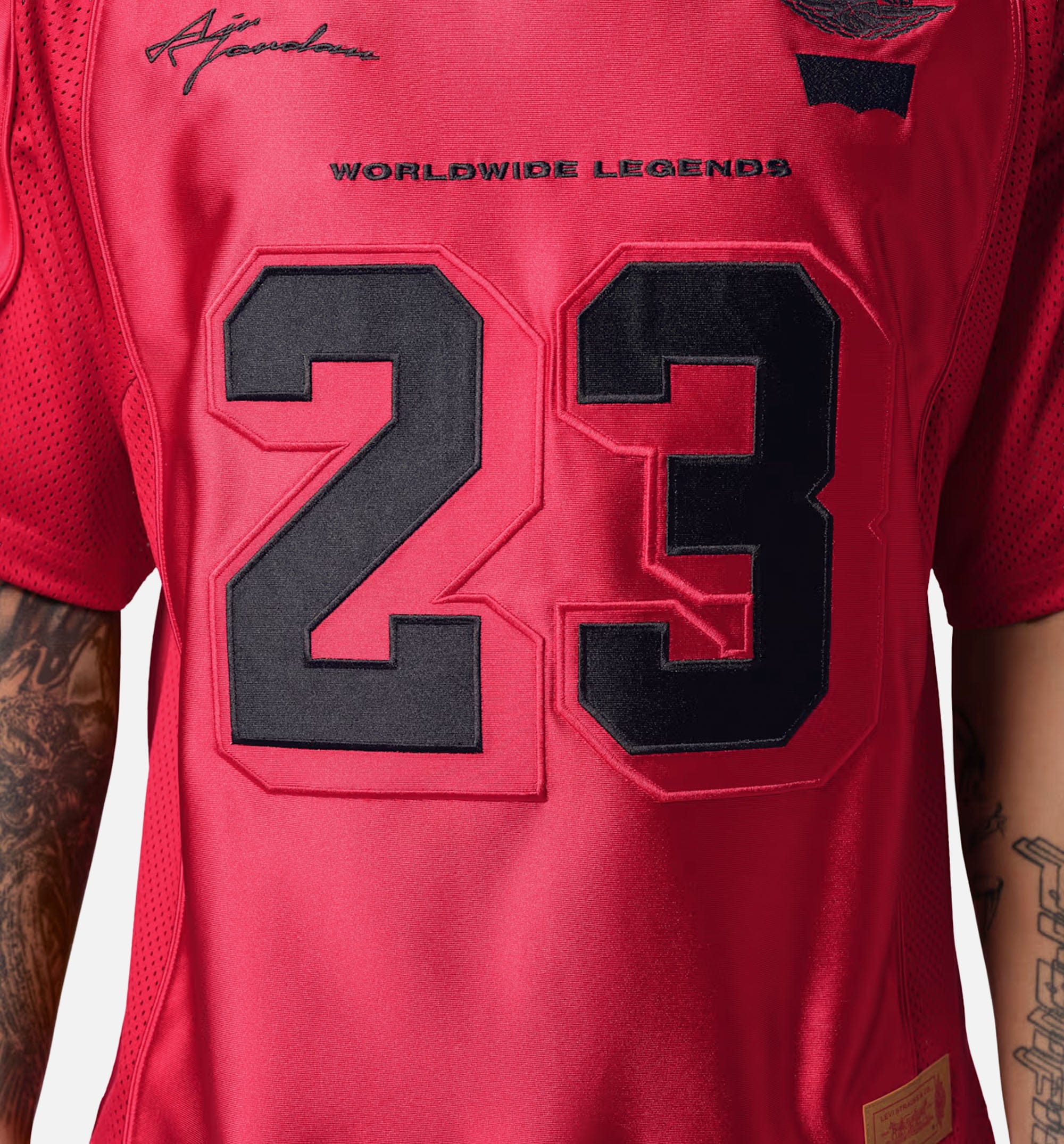 Air Jordan x Levi's Mens Jersey - Red