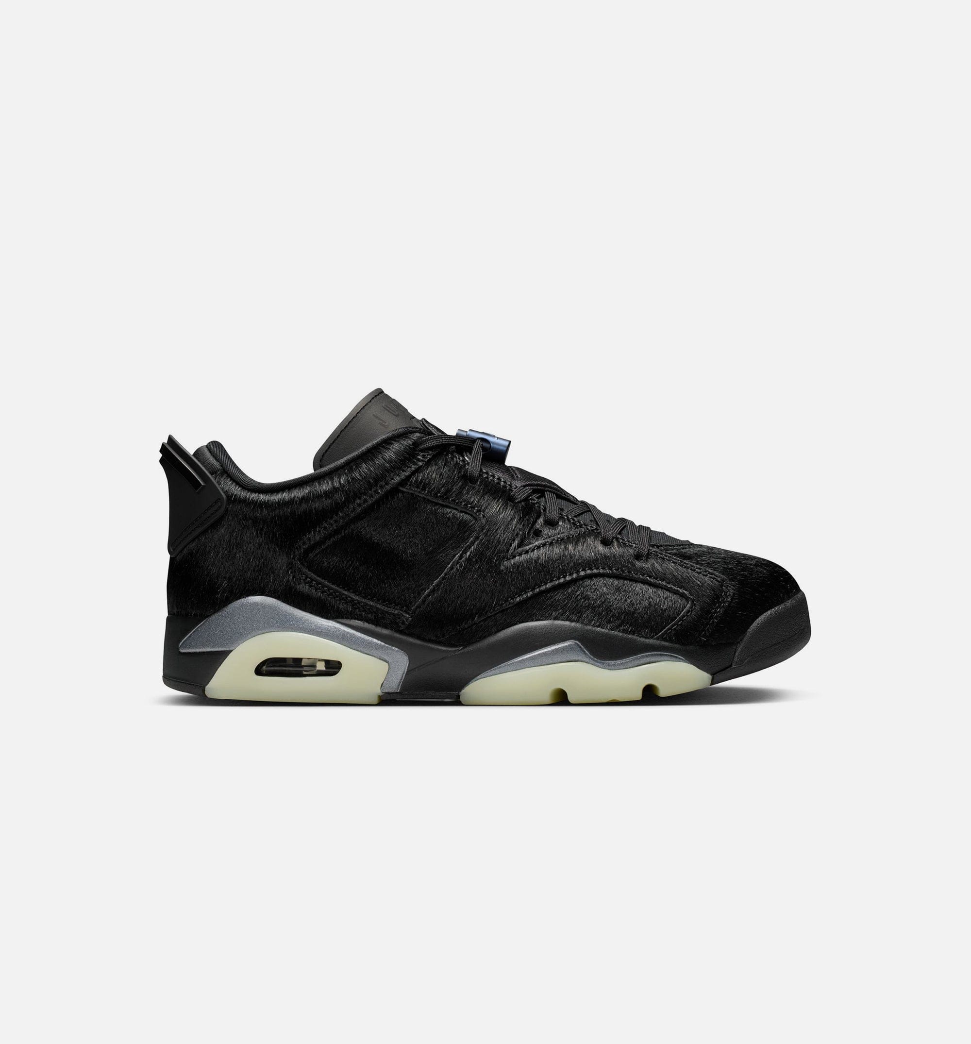 Air Jordan 6 Retro Low Blackout Womens Lifestyle Shoe - Black/Black