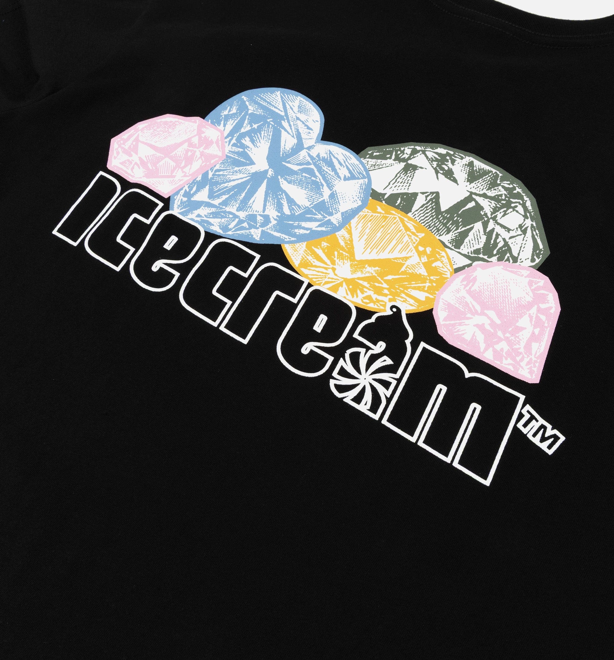 ICE CREAM Pocket Change Mens Short Sleeve Shirt - Black