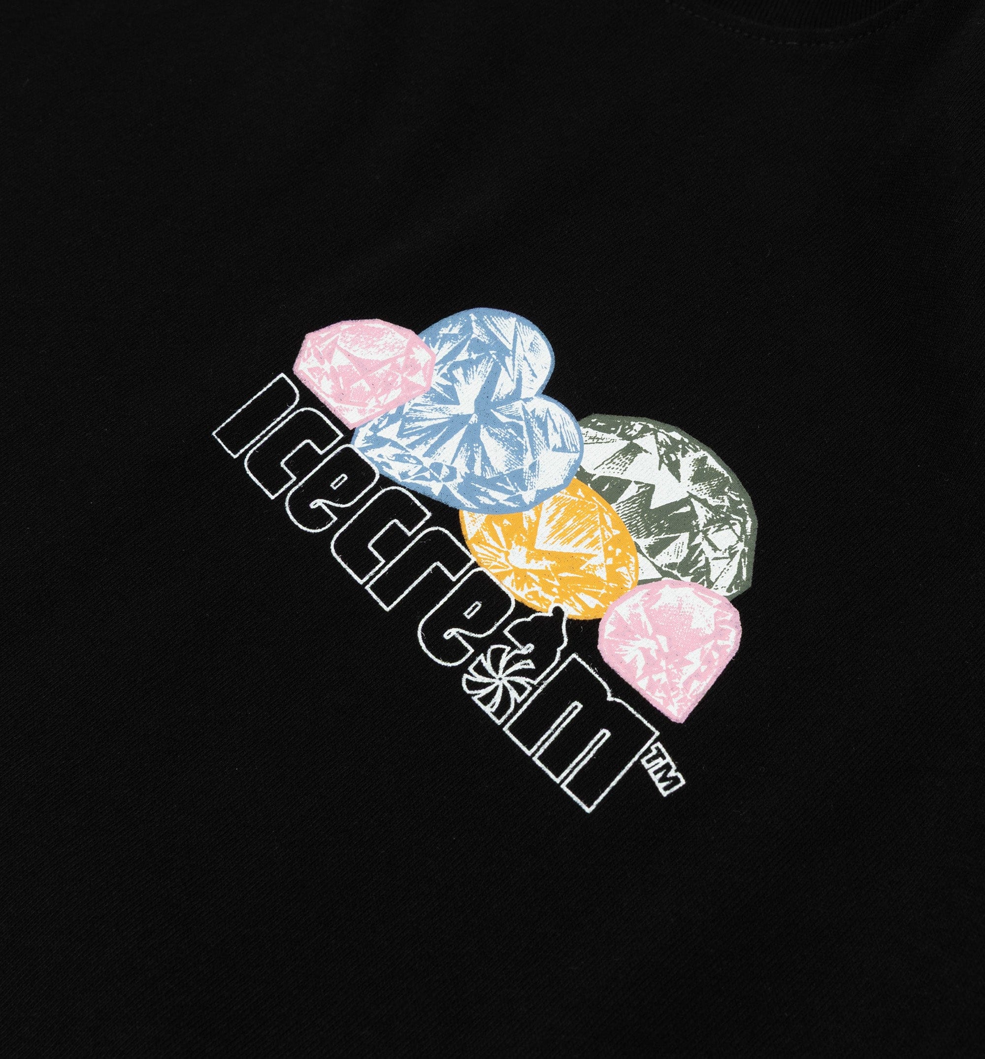 ICE CREAM Pocket Change Mens Short Sleeve Shirt - Black