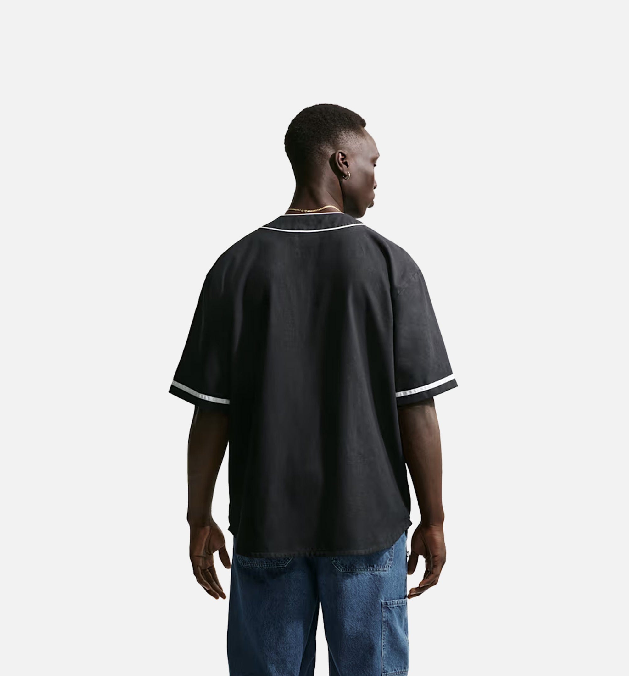 Nike Life Vintage Sport Mens Jersey - Black/White