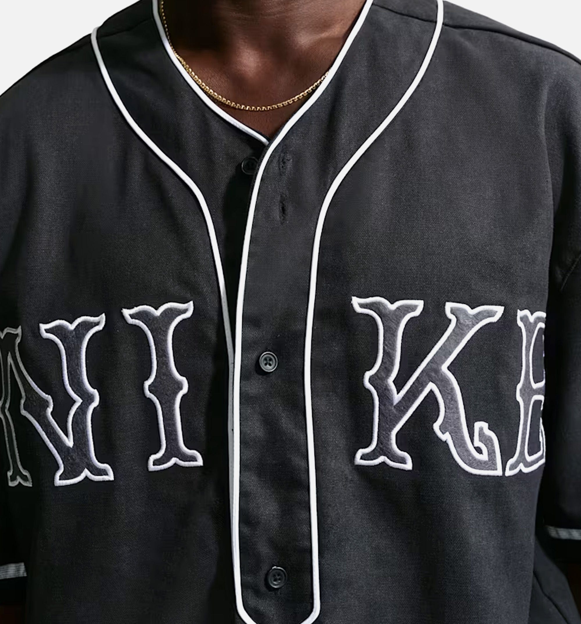 Nike Life Vintage Sport Mens Jersey - Black/White