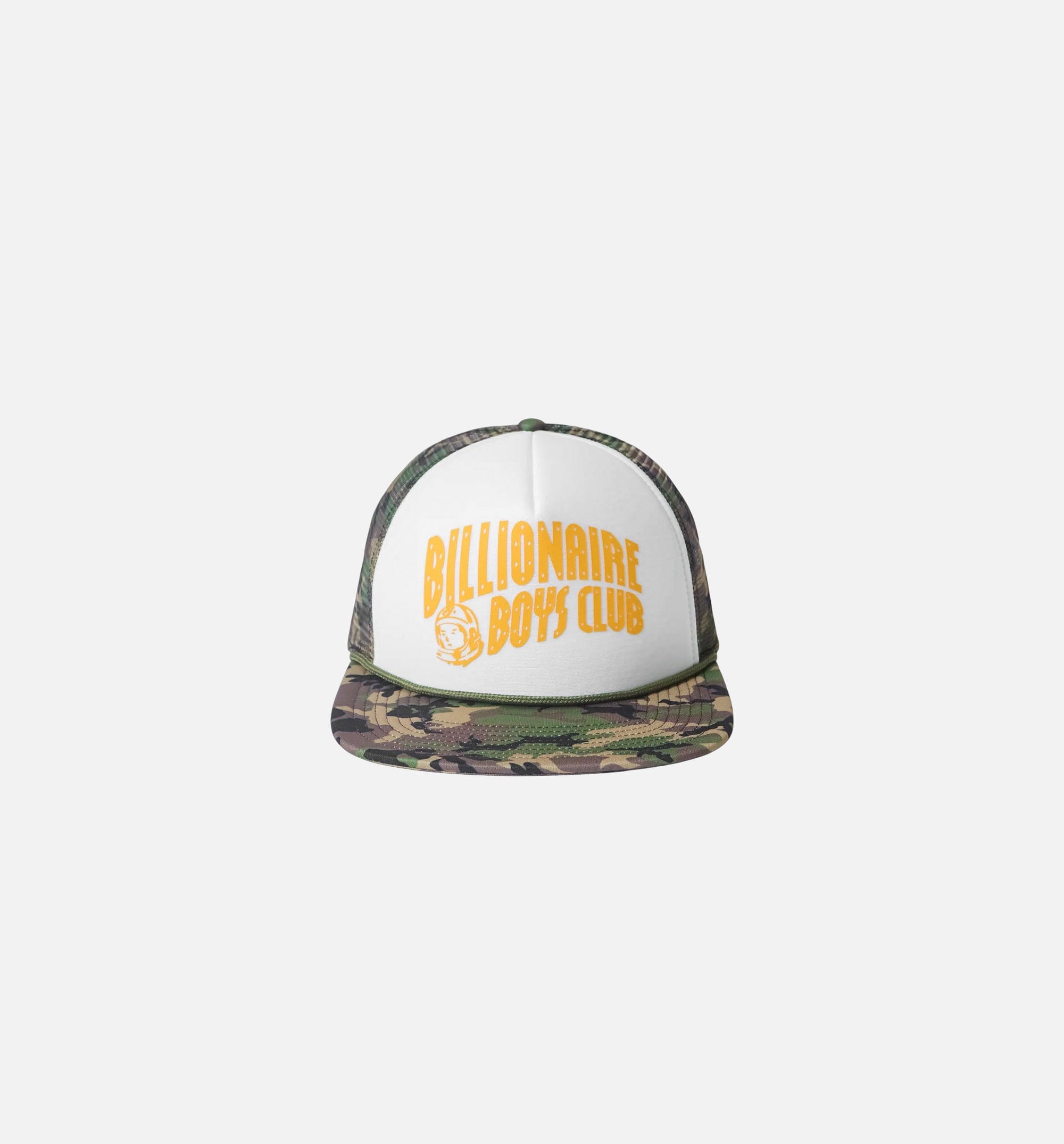 Billionaire Boys Club Camo Trucker Mens Hat - Green/Yellow