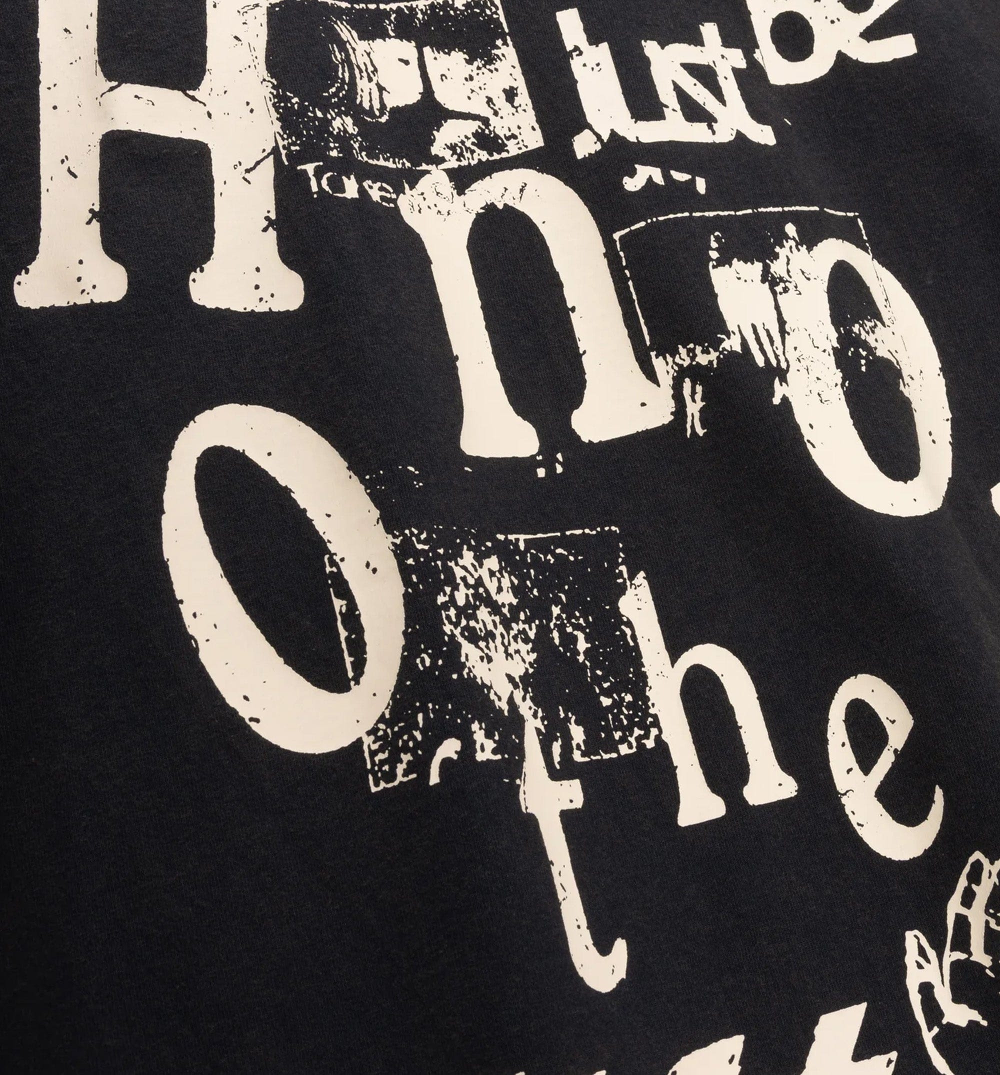 HONOR Just Be Mens Long Sleeve Shirt - Black/White