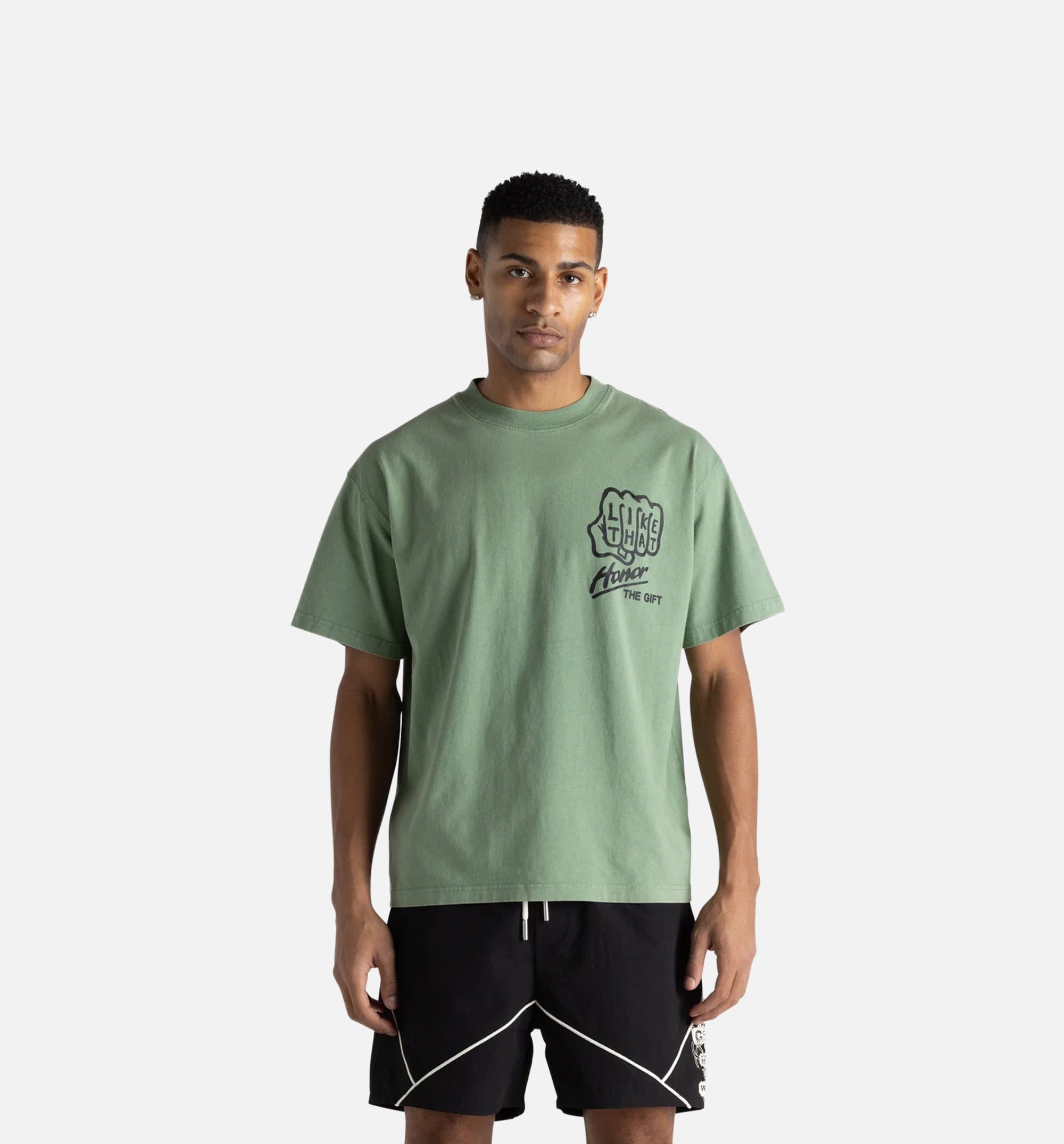 HONOR Like That Mens Short Sleeve Shirt - Mint