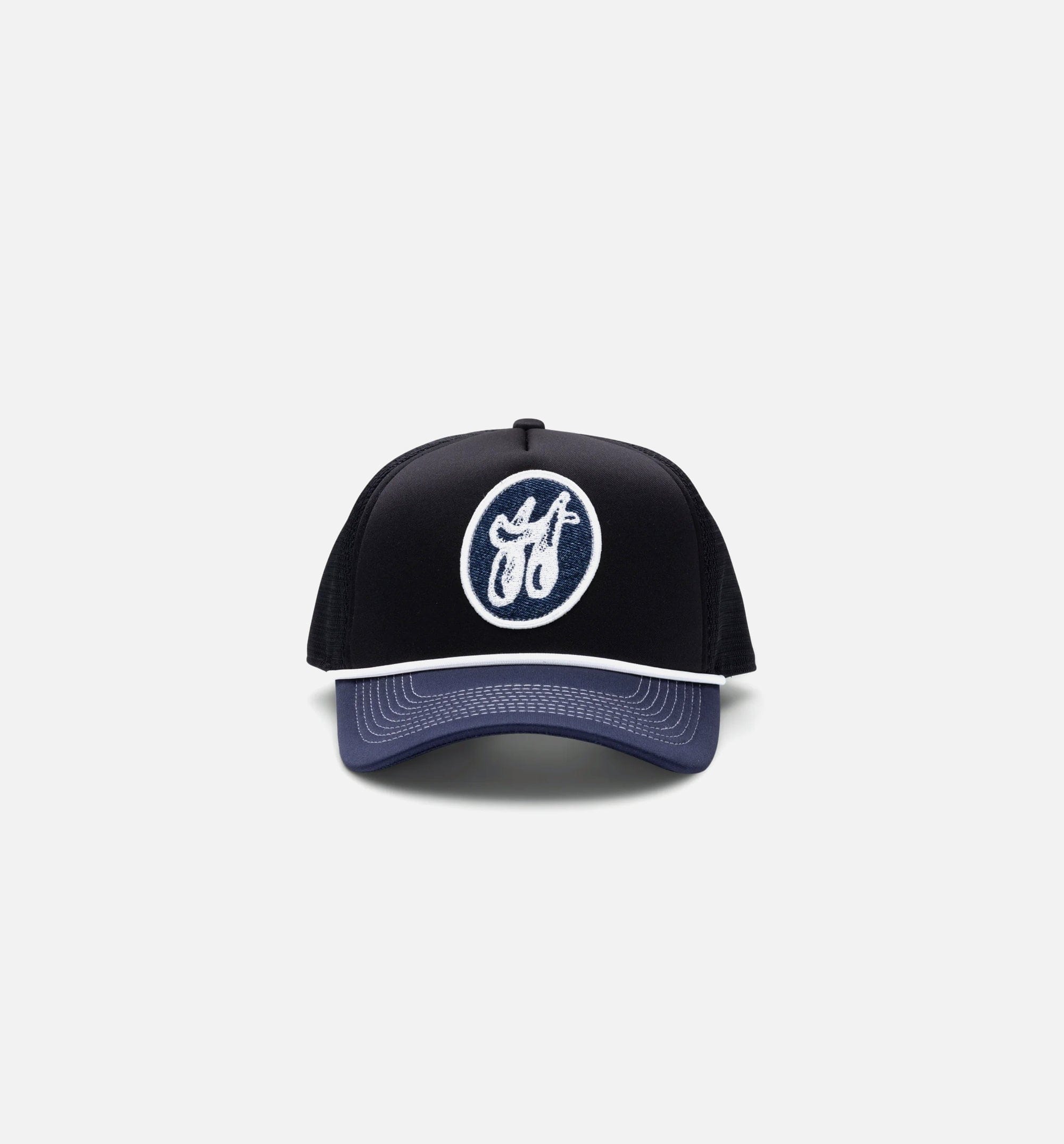 HONOR H Patch Trucker Mens Hat - Black
