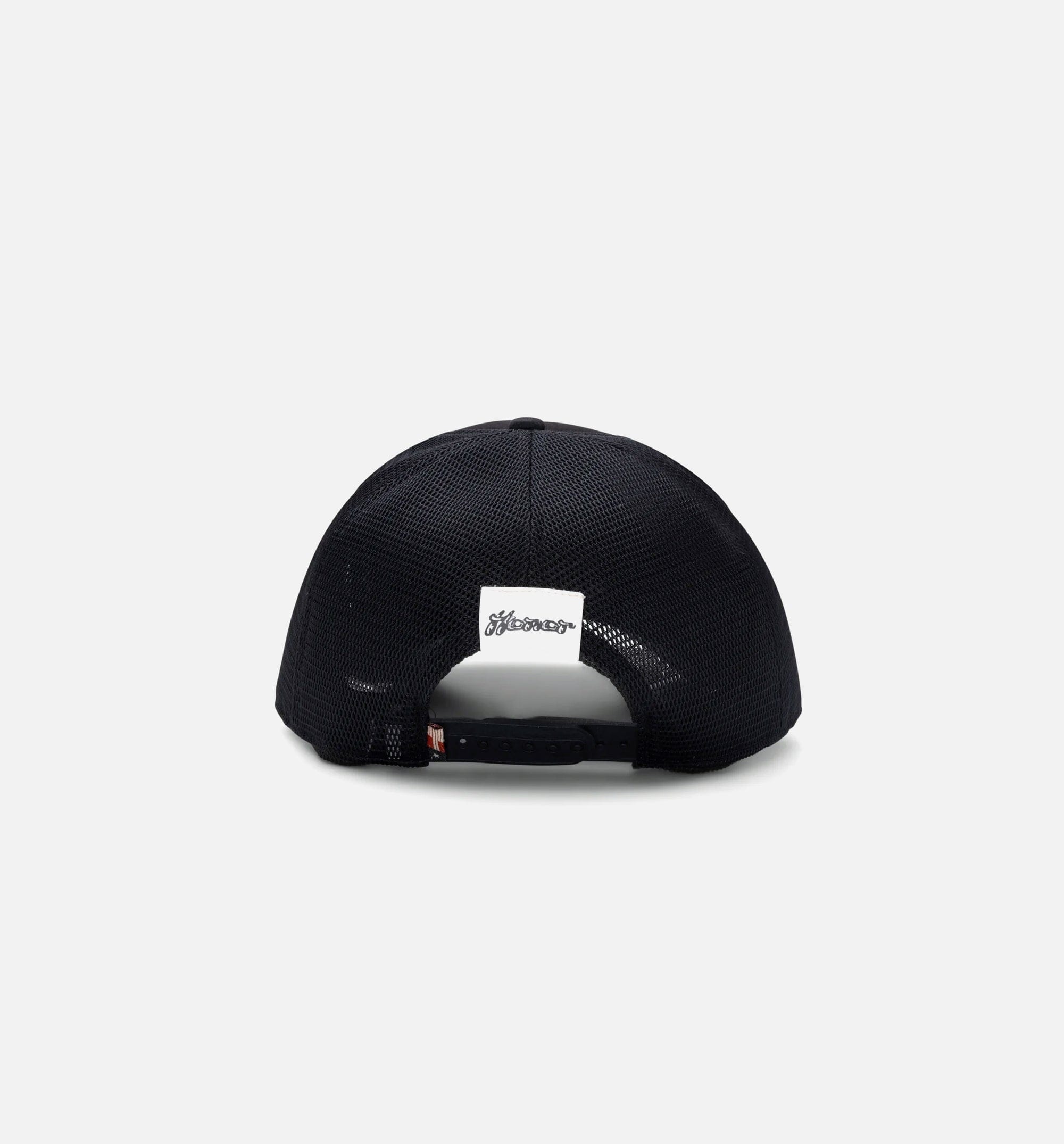HONOR H Patch Trucker Mens Hat - Black