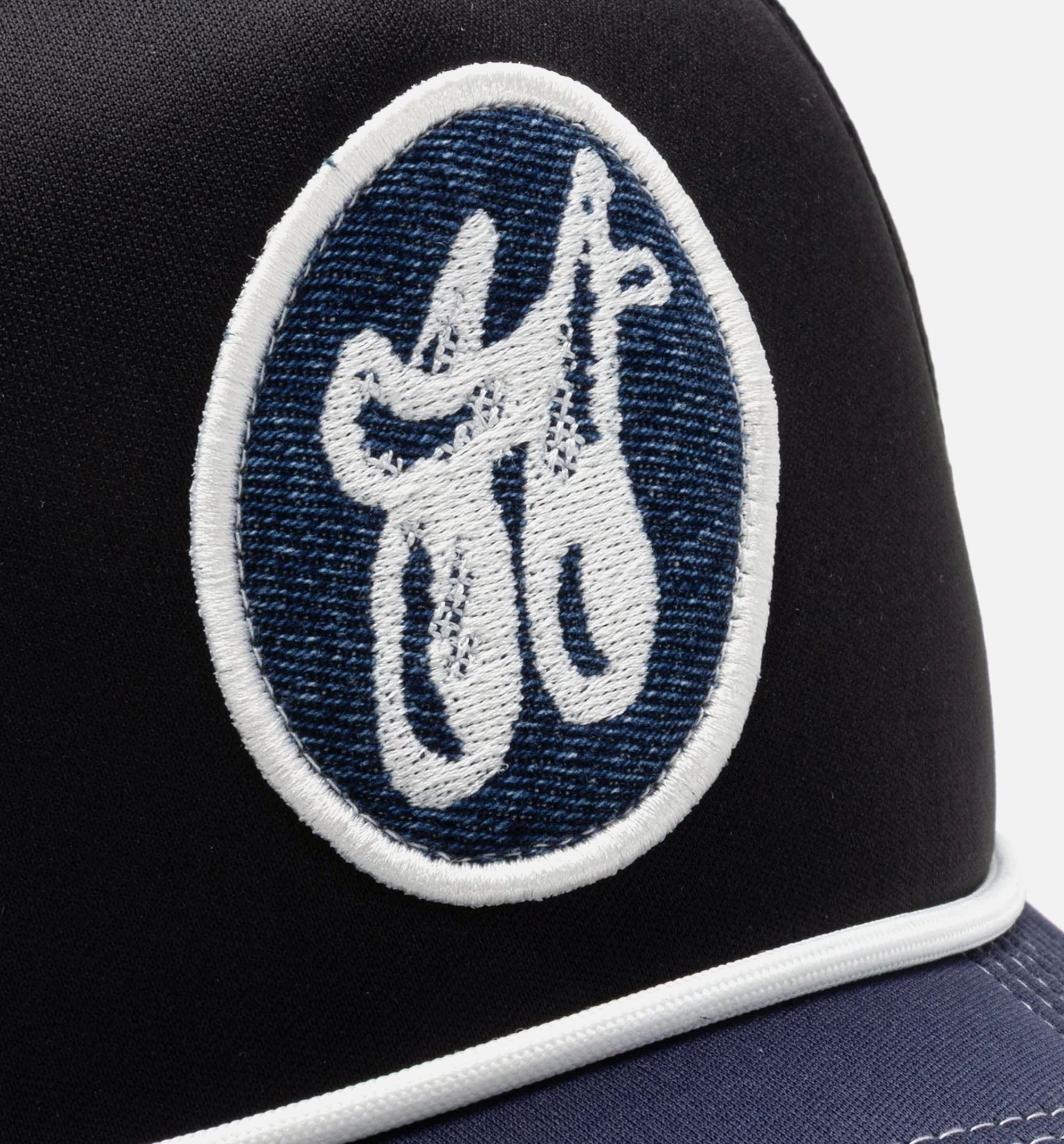 HONOR H Patch Trucker Mens Hat - Black