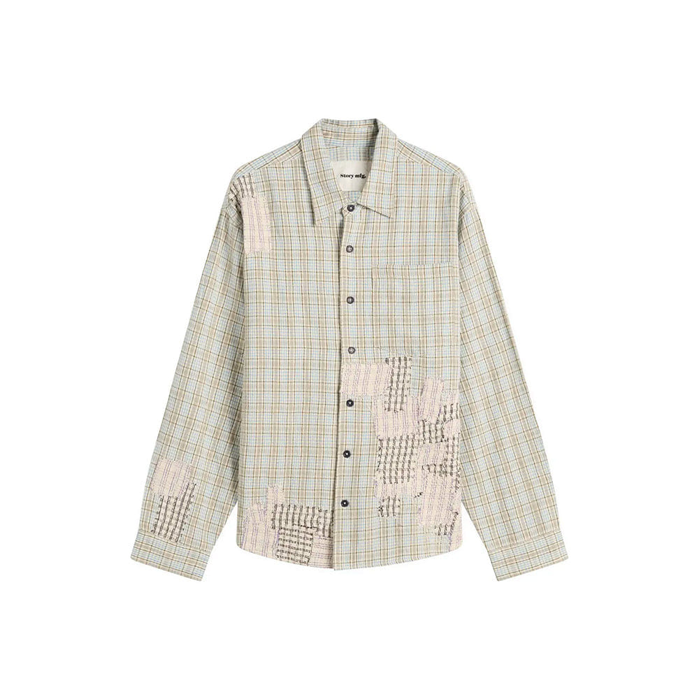 STORY mfg. Plane Shirt - Scrap Patchwork
