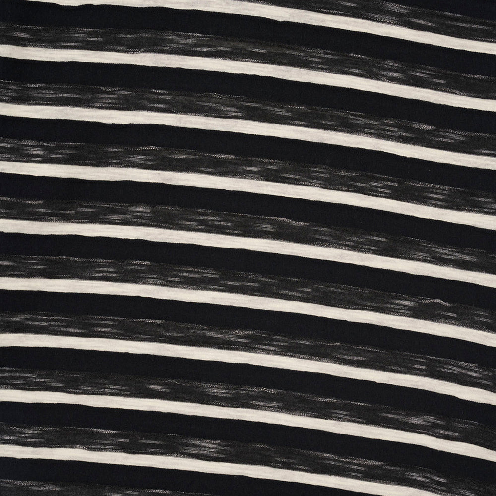 Brain Dead Casey Striped T-Shirt - Black