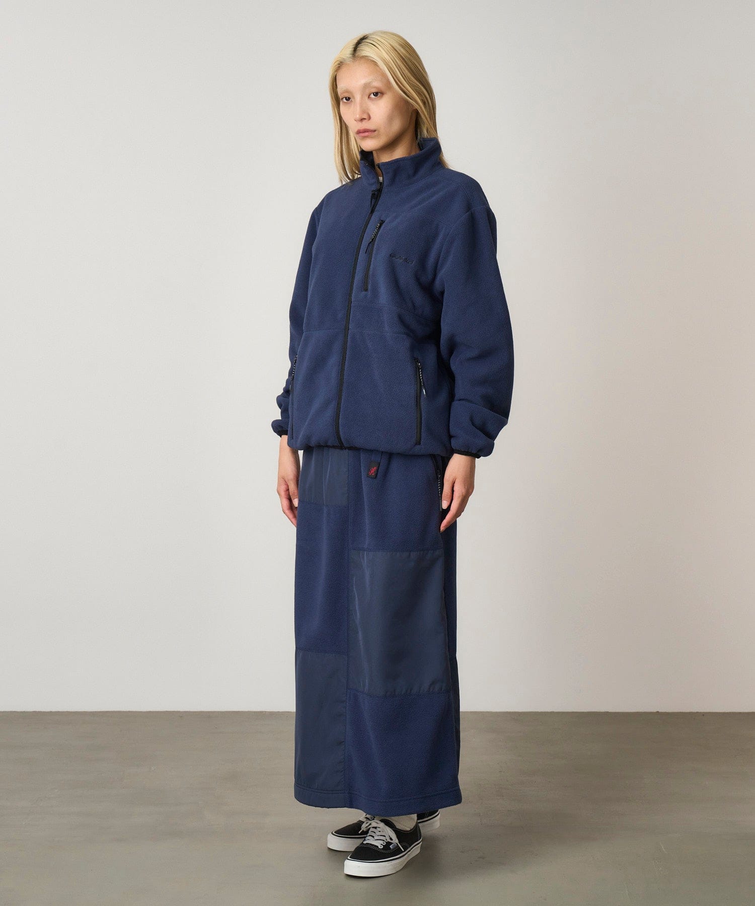 Gramicci Thermal Fleece Patch Skirt - Navy