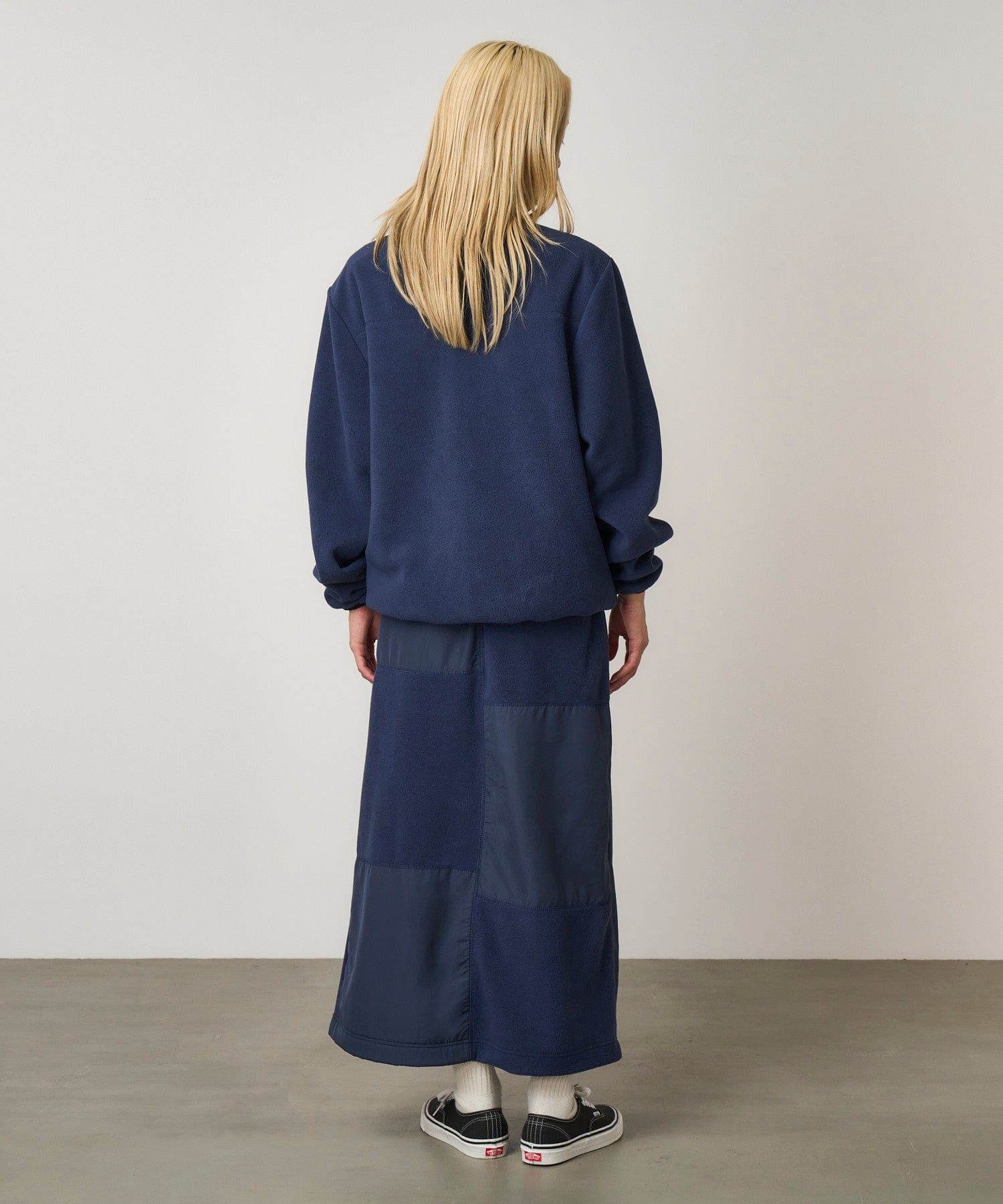Gramicci Thermal Fleece Patch Skirt - Navy
