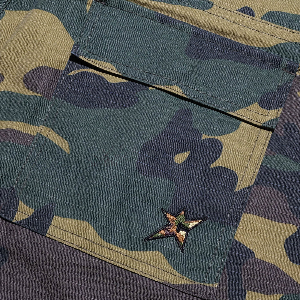 Carpet Company C-Star Cargo Shorts - Camo