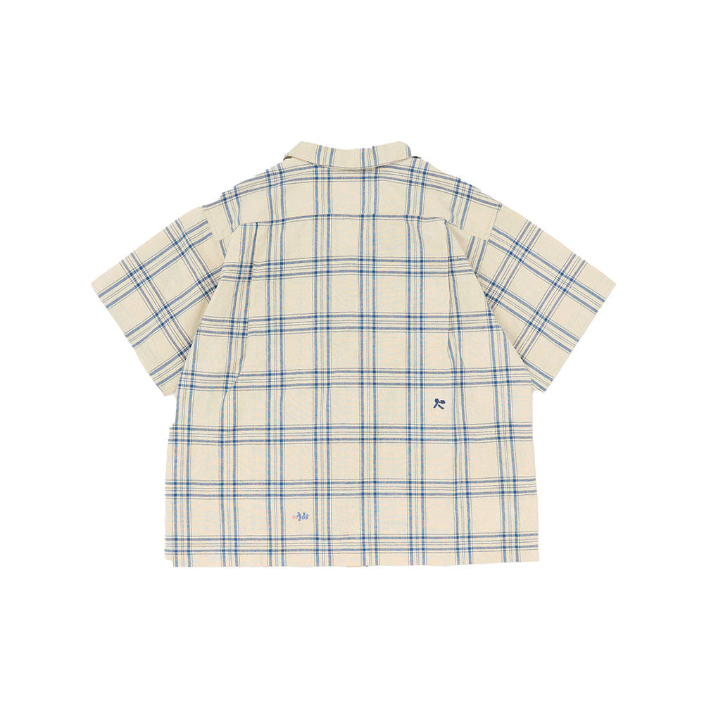 STORY mfg. Greetings Shirt SS - French Gingham Interrupted