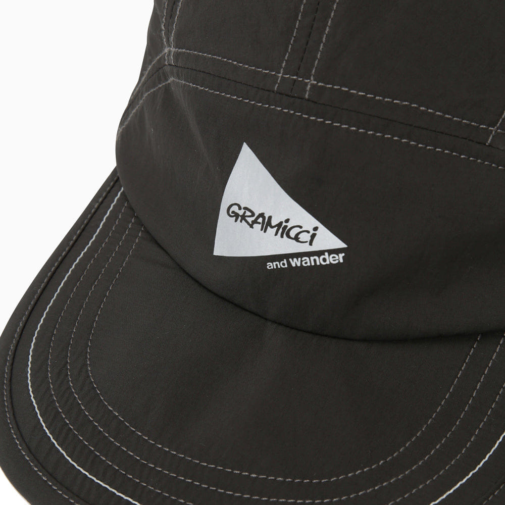 Gramicci x and Wander Nylon Sunshade Cap - Charcoal