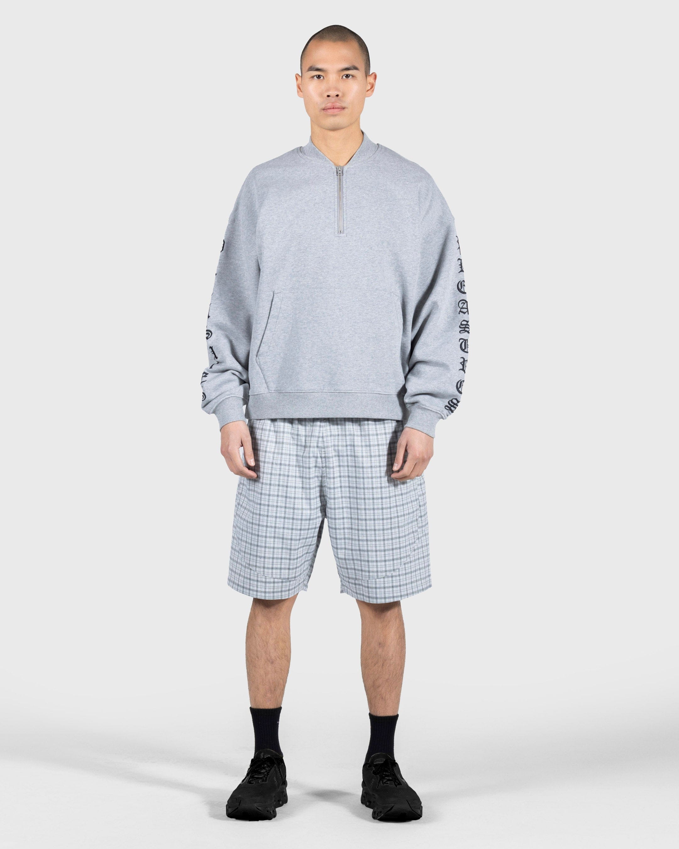 Pleasures Breeze Fight Shorts - Grey