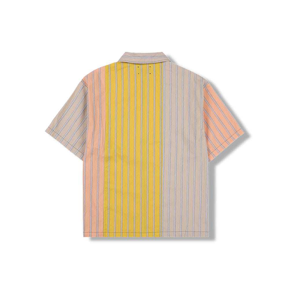 Pleasures Garner Zip Shirt - Peach
