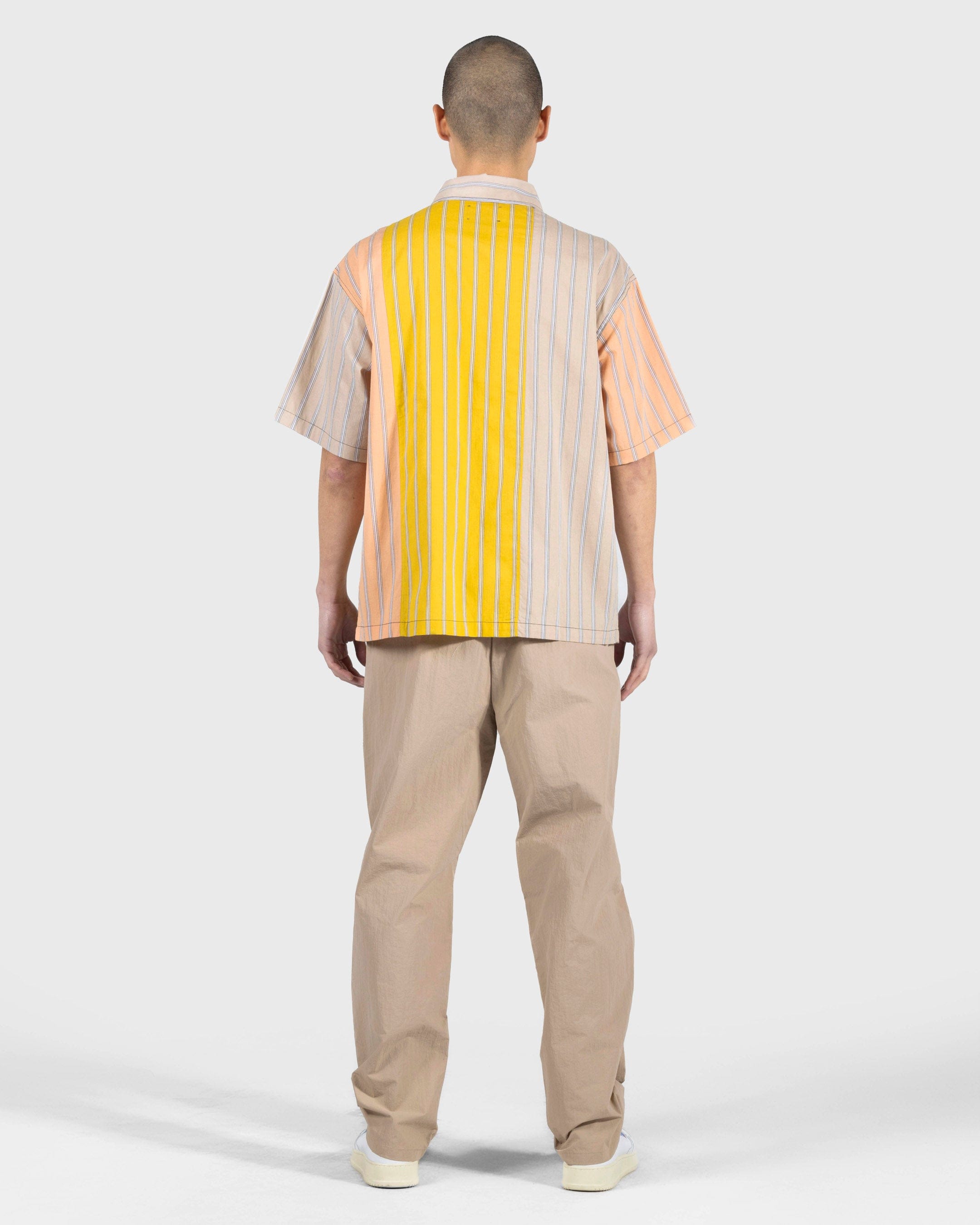 Pleasures Garner Zip Shirt - Peach