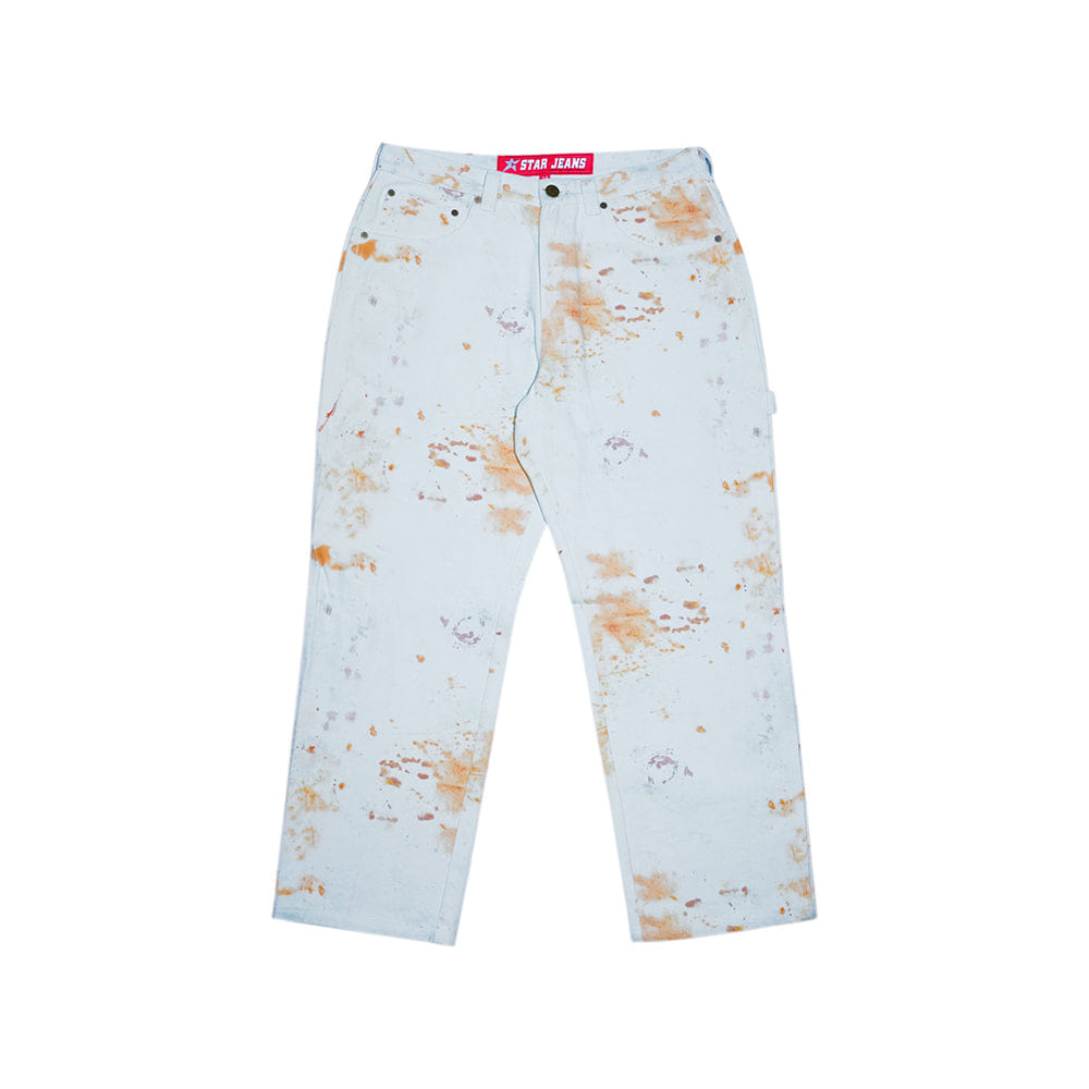Carpet Company Rust Work Pant - White/Rust