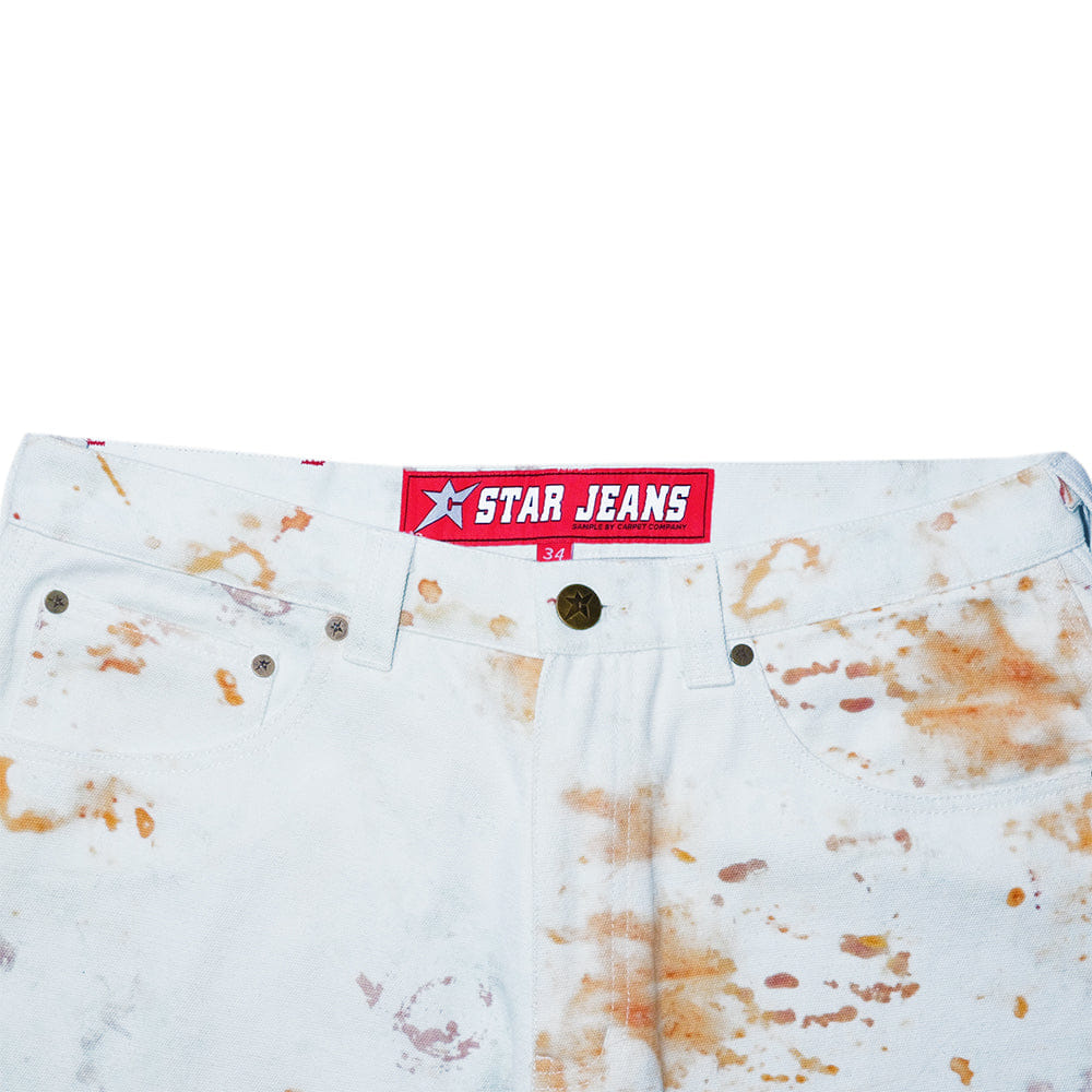 Carpet Company Rust Work Pant - White/Rust