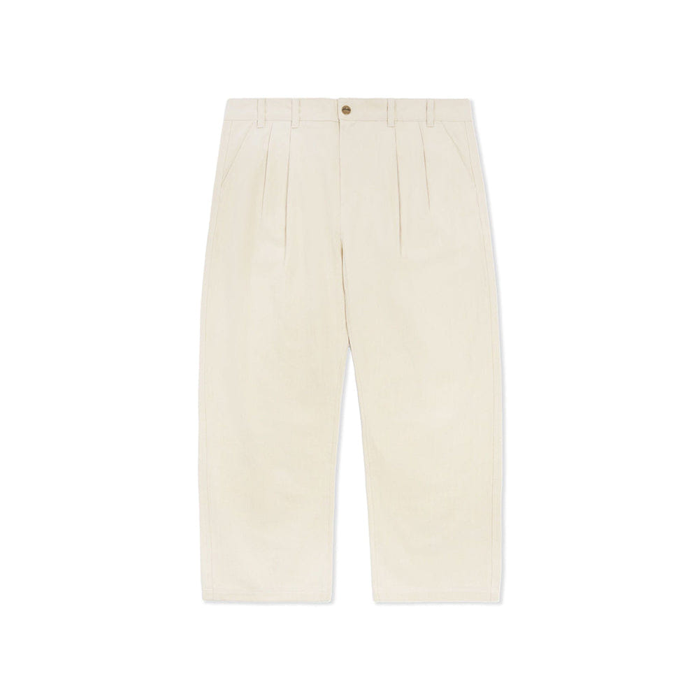 Butter Goods Pleated Trousers - Bone