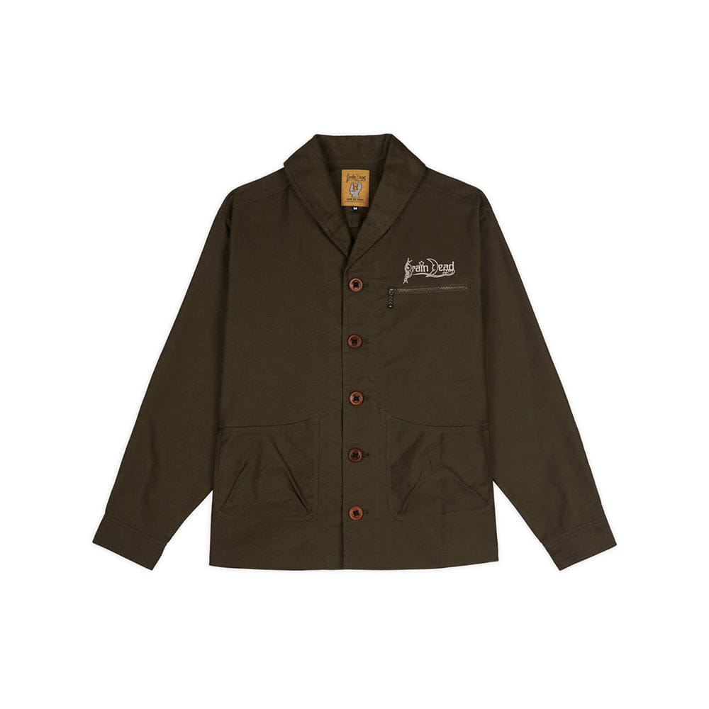 Brain Dead Shawl Collar Work Jacket - Mallard