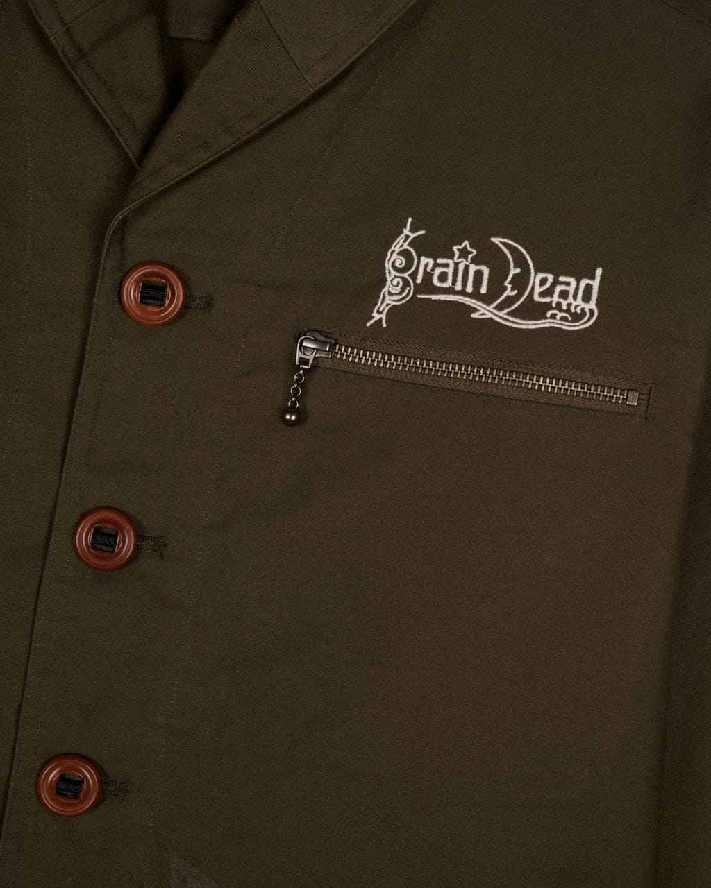 Brain Dead Shawl Collar Work Jacket - Mallard