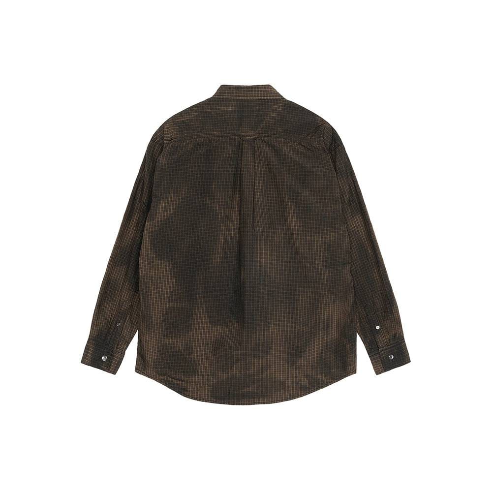 Stüssy Classic LS Shirt Sprayed - Tan