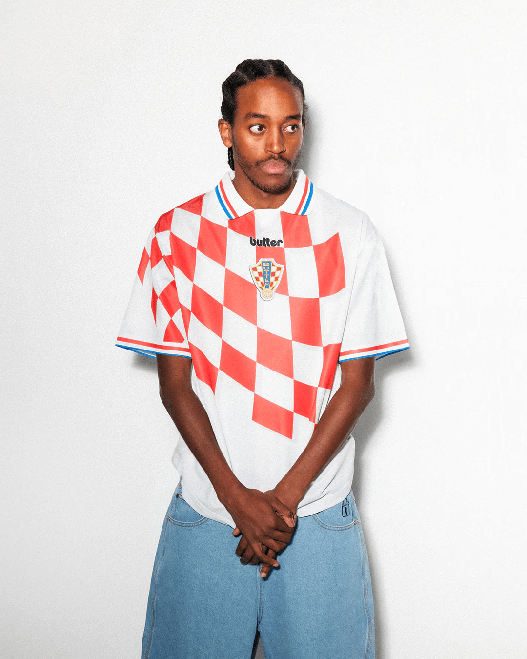 Butter Goods Flag Jersey - White