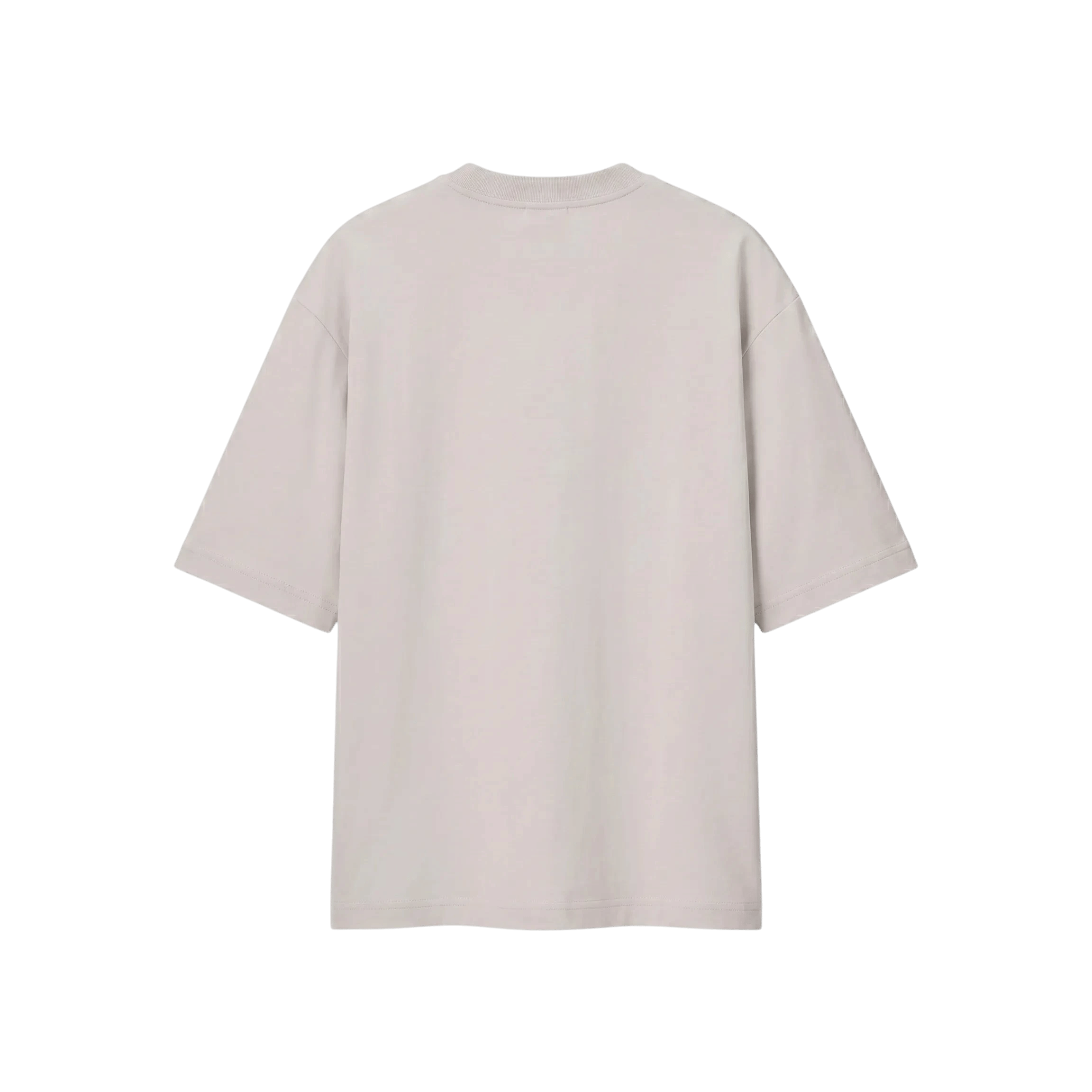 UNIQLO AIRism Cotton Oversized T-Shirt - Light Gray