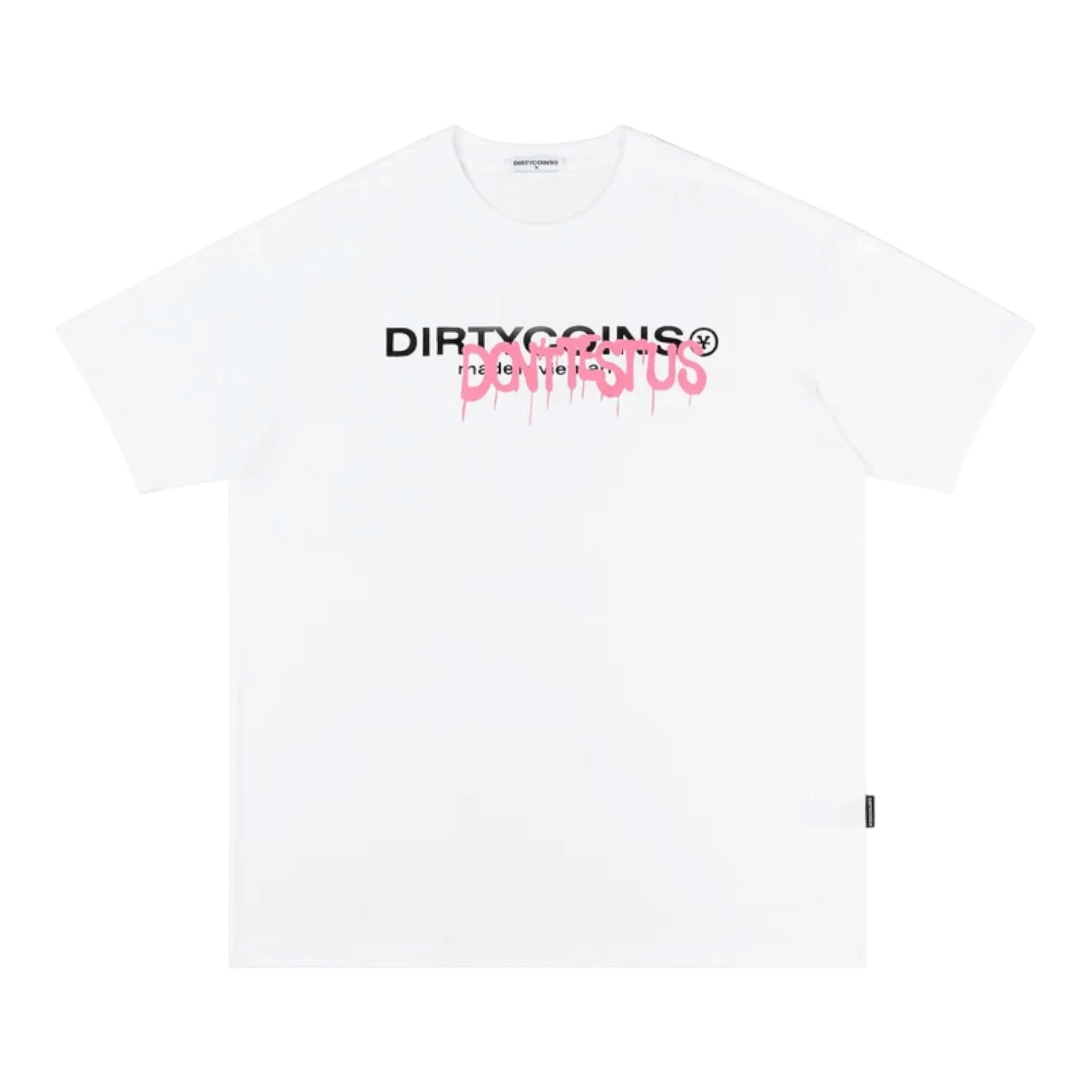 DirtyCoins Spray Logo T-Shirt White